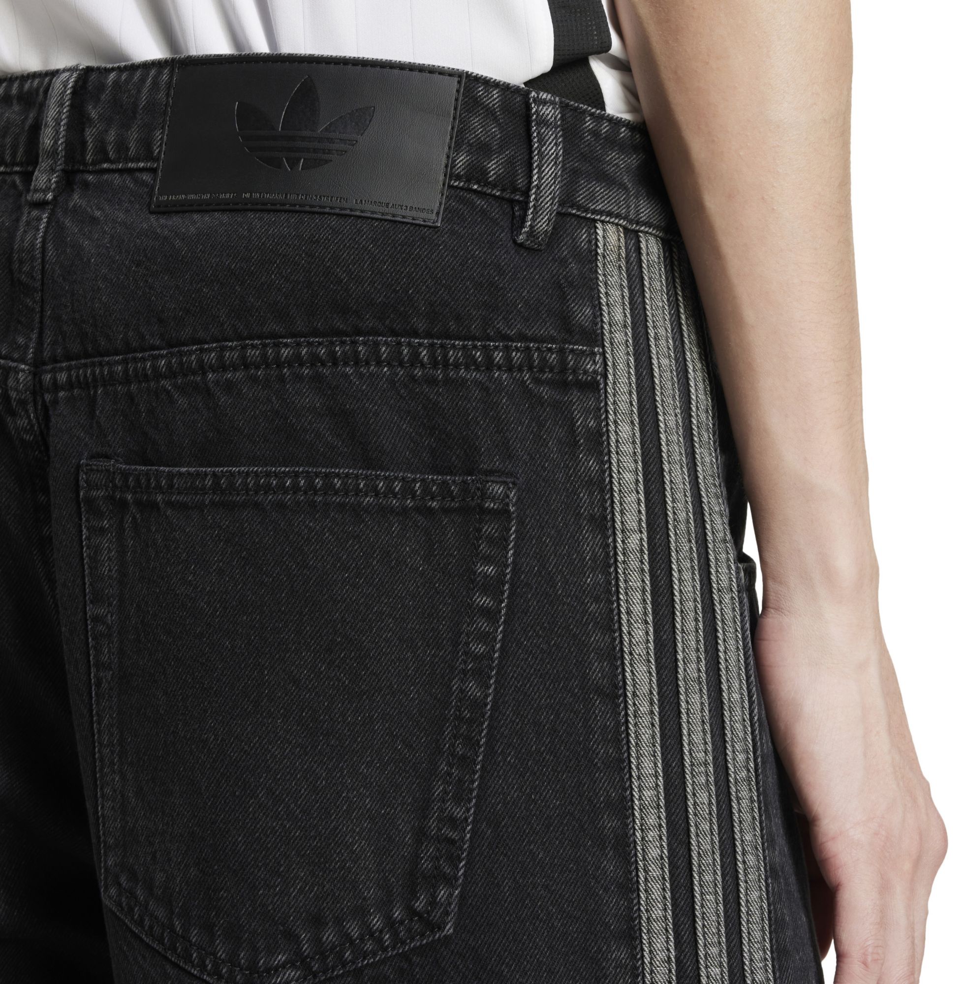 adidas Men's Trefoil Denim Firebird Pants product image