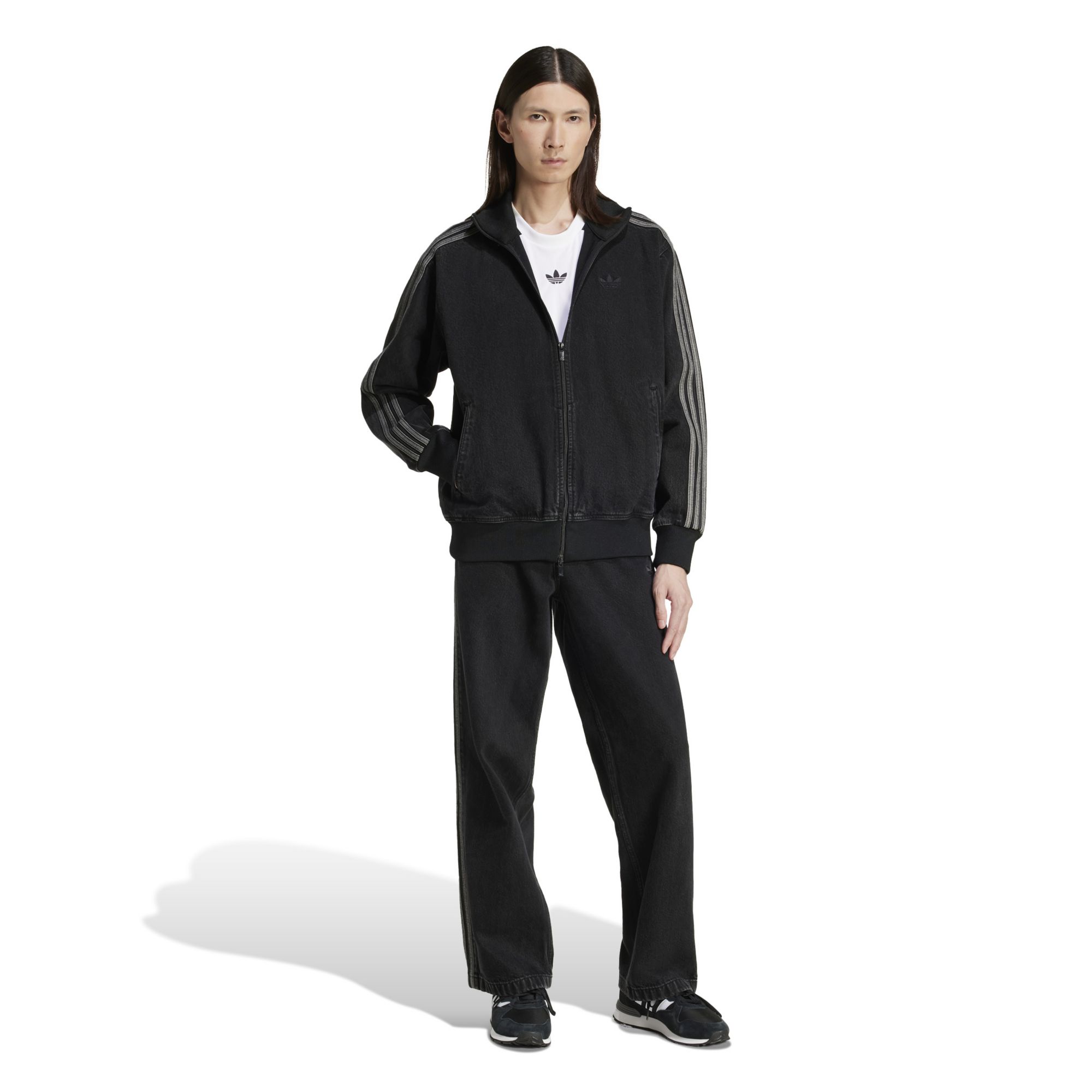 adidas Men's Trefoil Denim Firebird Pants product image