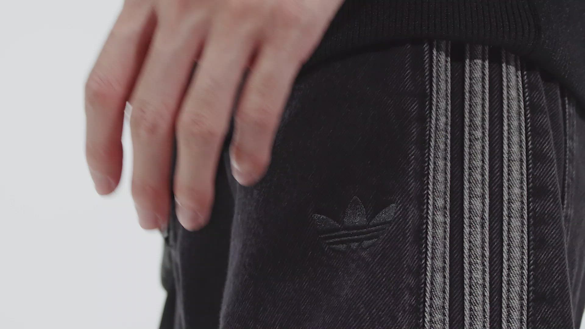 adidas Men's Trefoil Denim Firebird Pants product