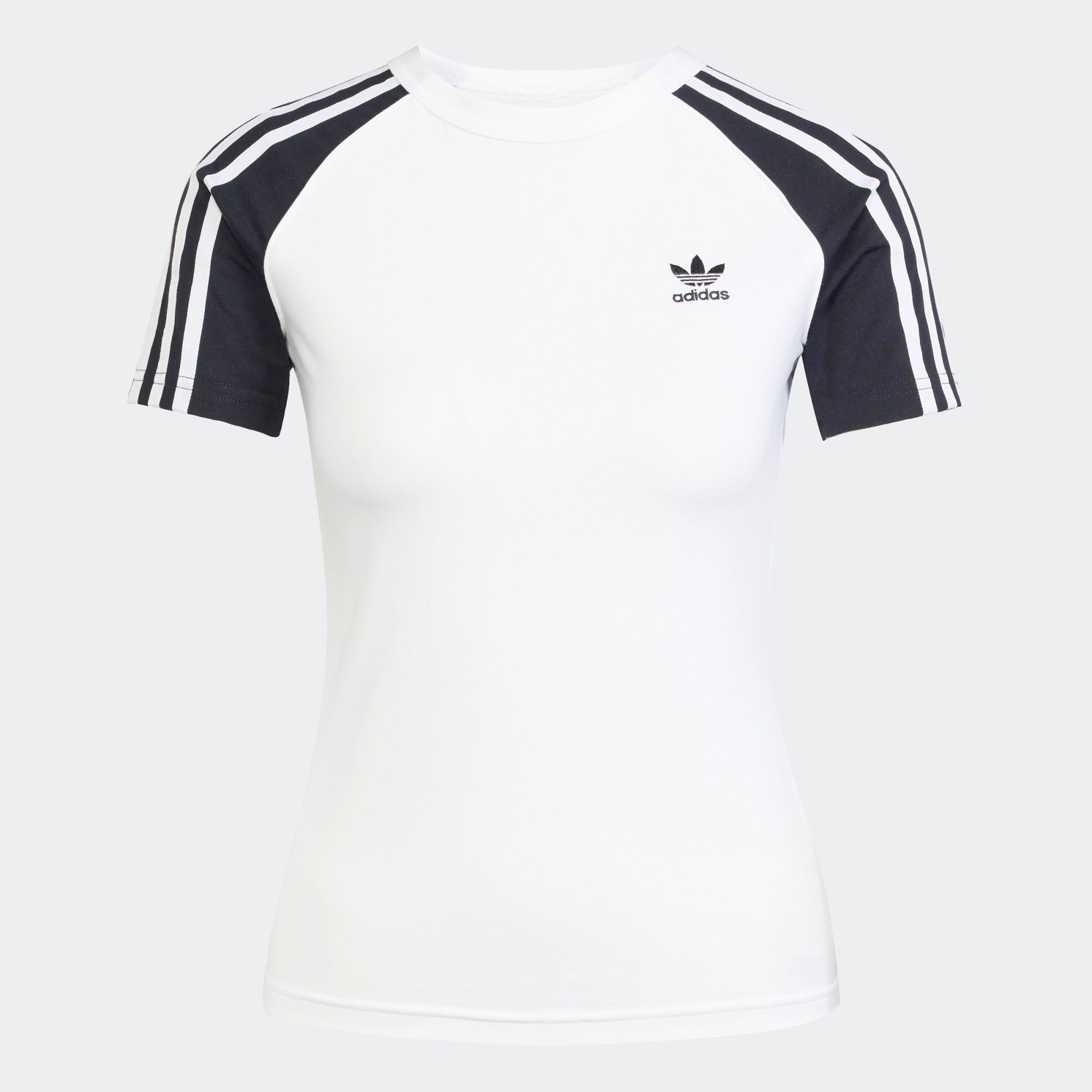 adidas Originals Women's Adicolor 3-Stripes Raglan Slim Fit T-Shirt product image