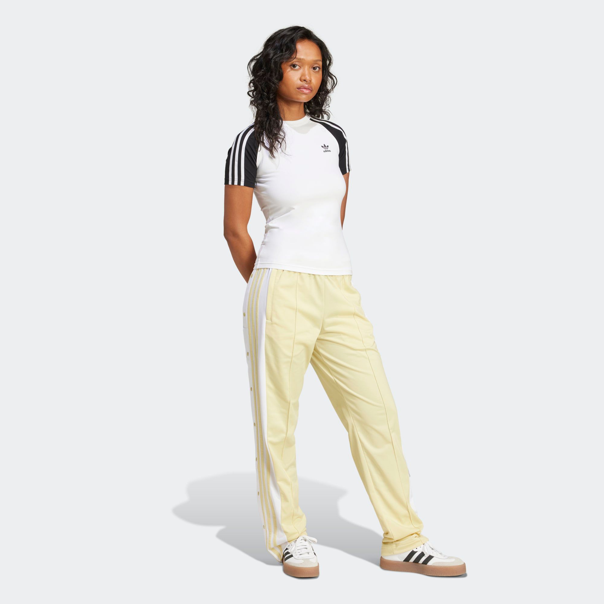 adidas Originals Women's Adicolor 3-Stripes Raglan Slim Fit T-Shirt product image
