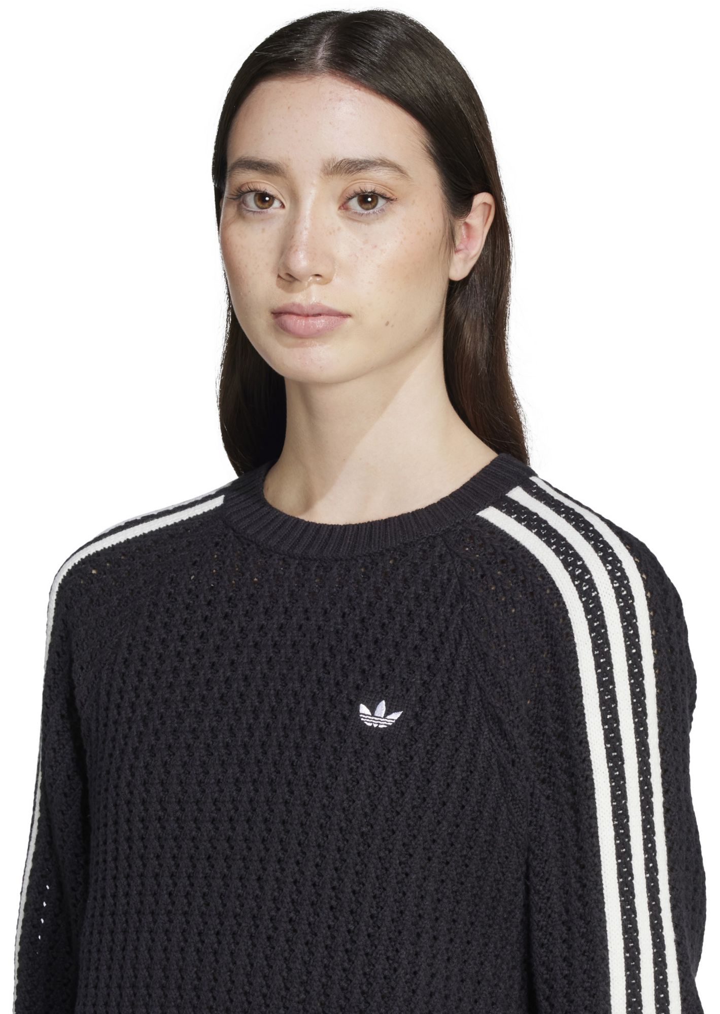 adidas Women's Knitted Crew Pullover Shirt product image