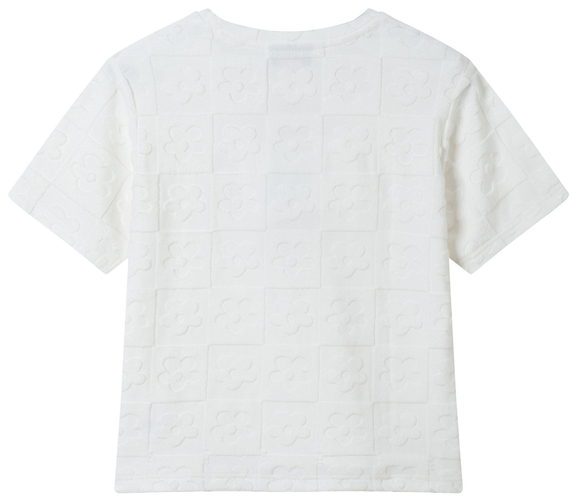 Andy & Evan Girls Floral Check Terry Cabana Set product image