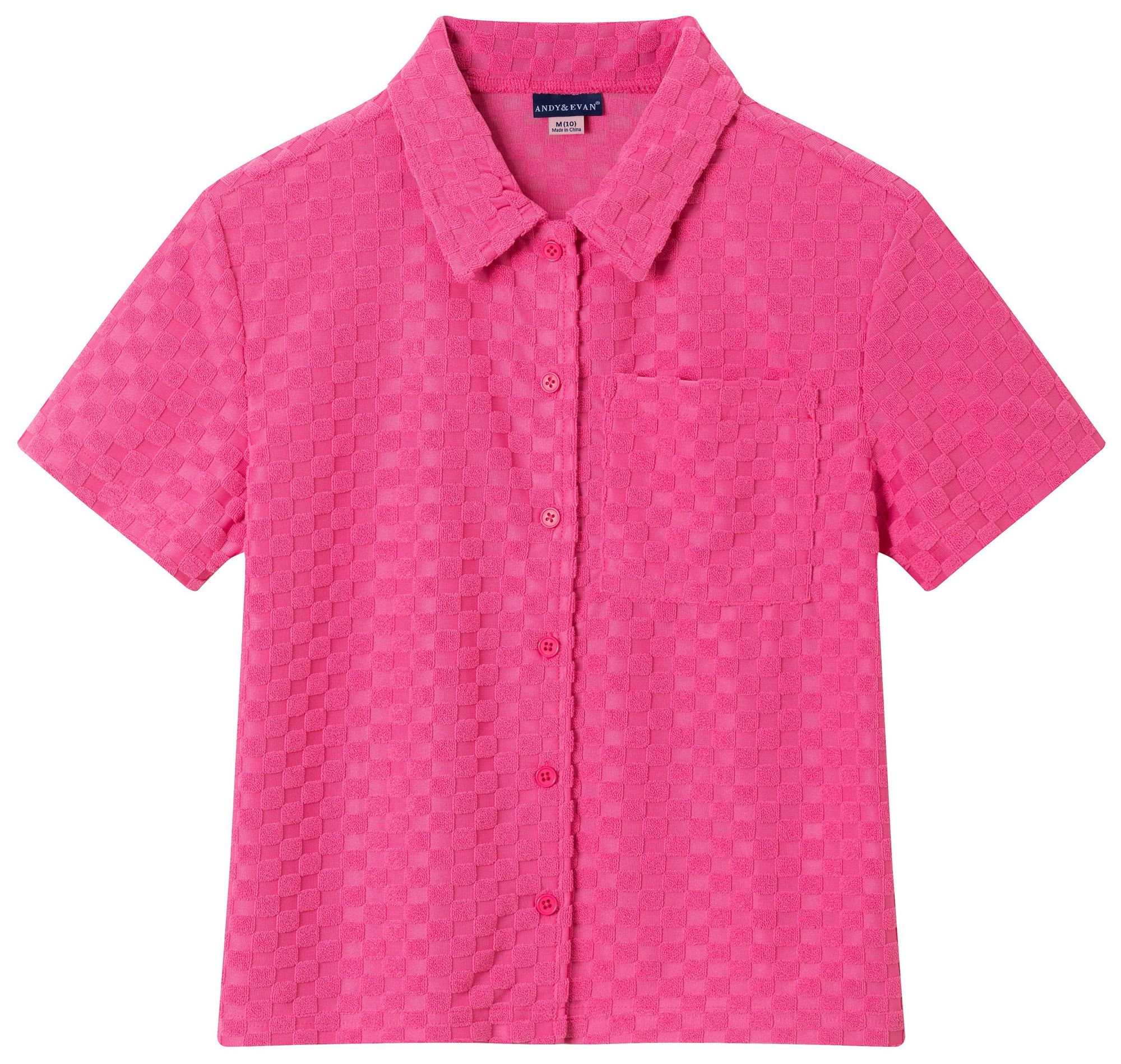 Andy & Evan Girls' Button-Up Terry Cabana Set product image