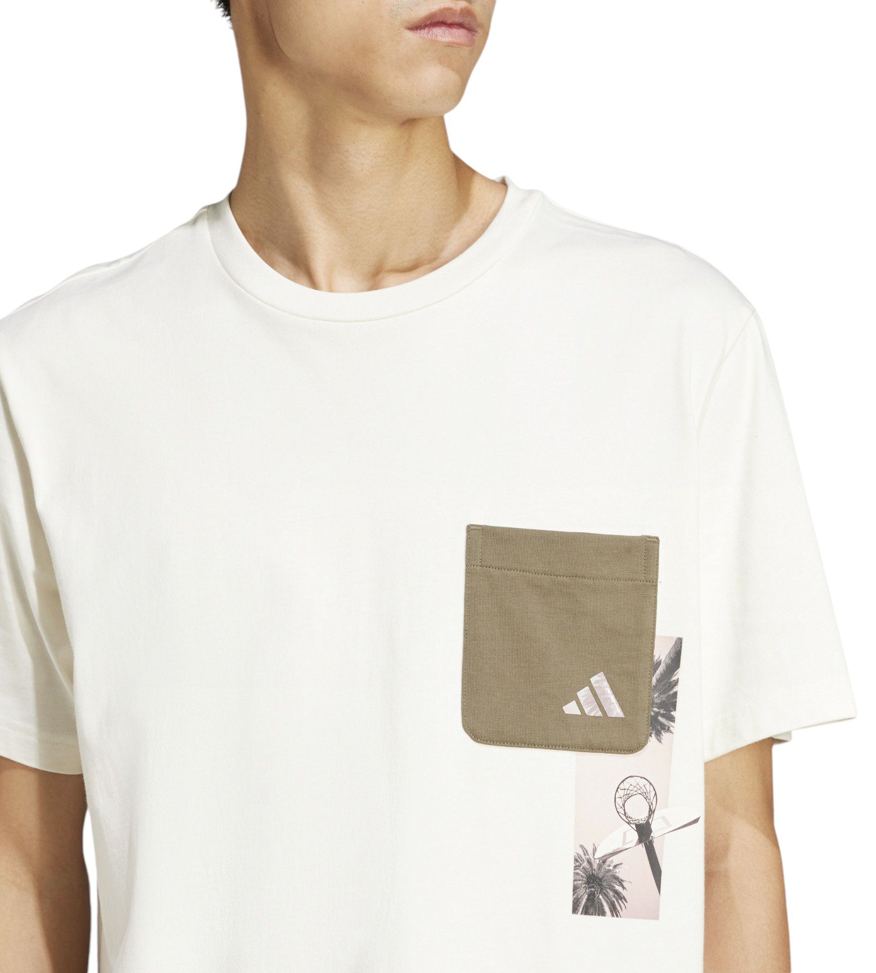 adidas Men's  Basketball Pocket Short Sleeve T-Shirt product image
