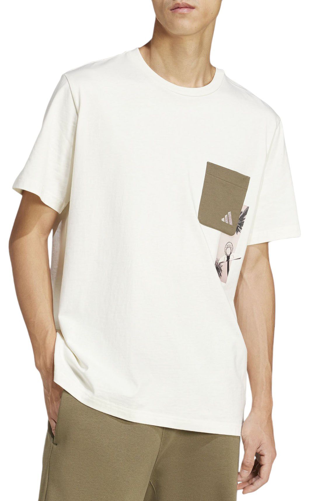 adidas Men's  Basketball Pocket Short Sleeve T-Shirt product image