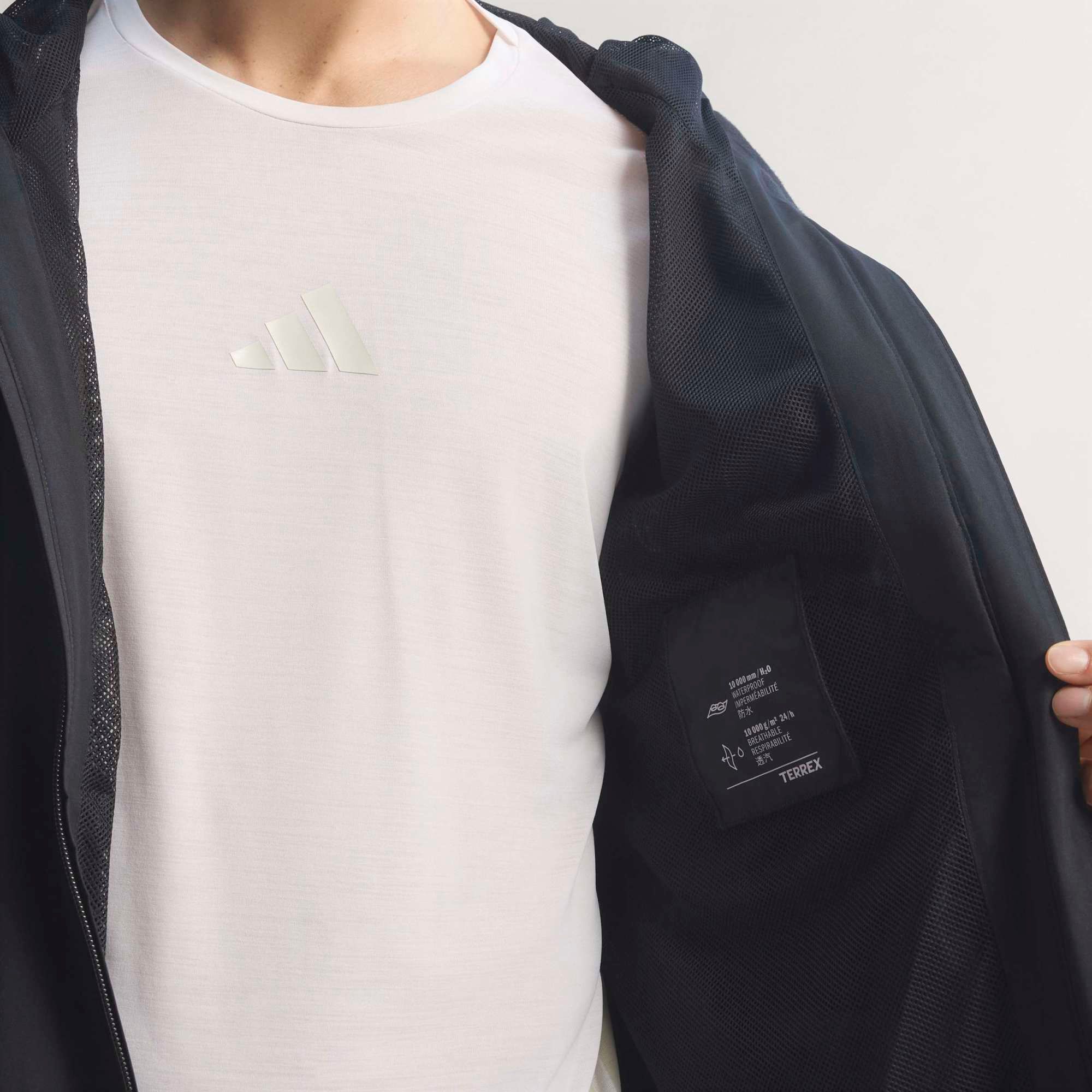 adidas Men's Terrex Multi 2-Layer CLIMAPROOF Rain Jacket product image