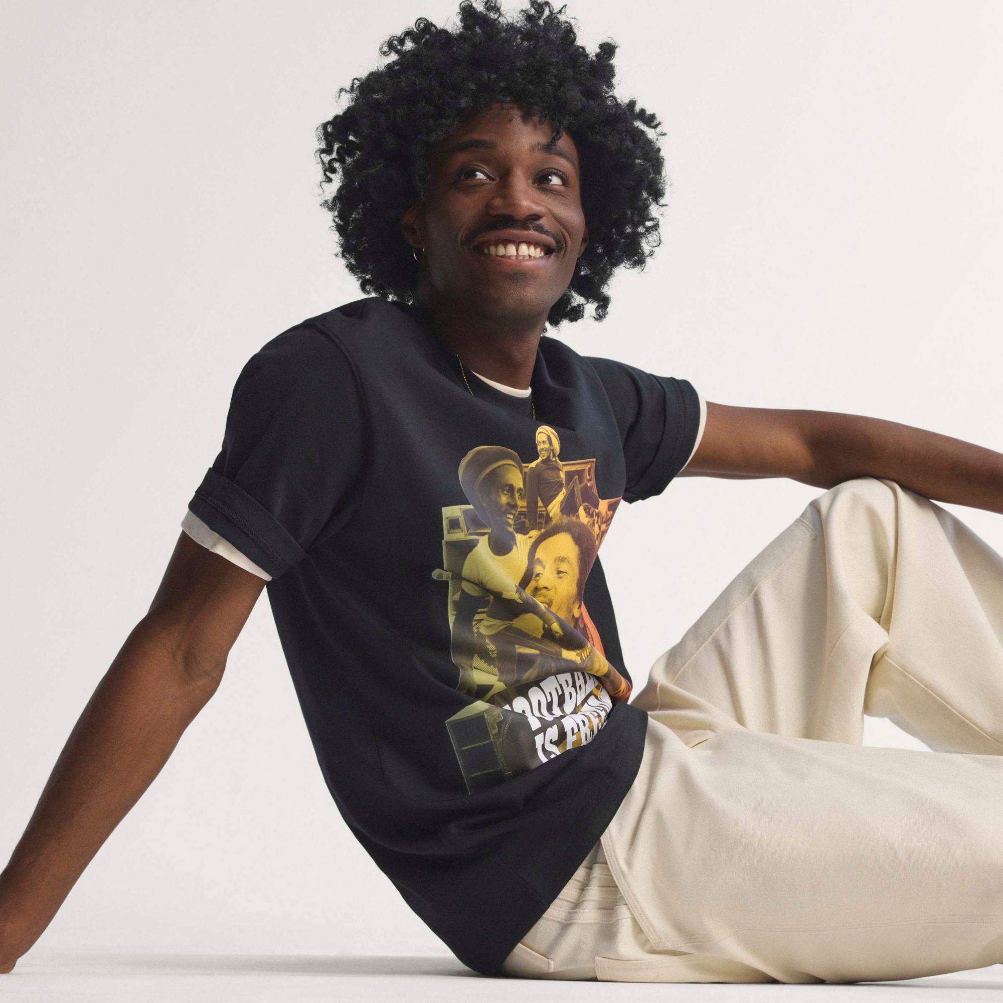 adidas Originals Men's Bob Marley Graphic T-Shirt product image