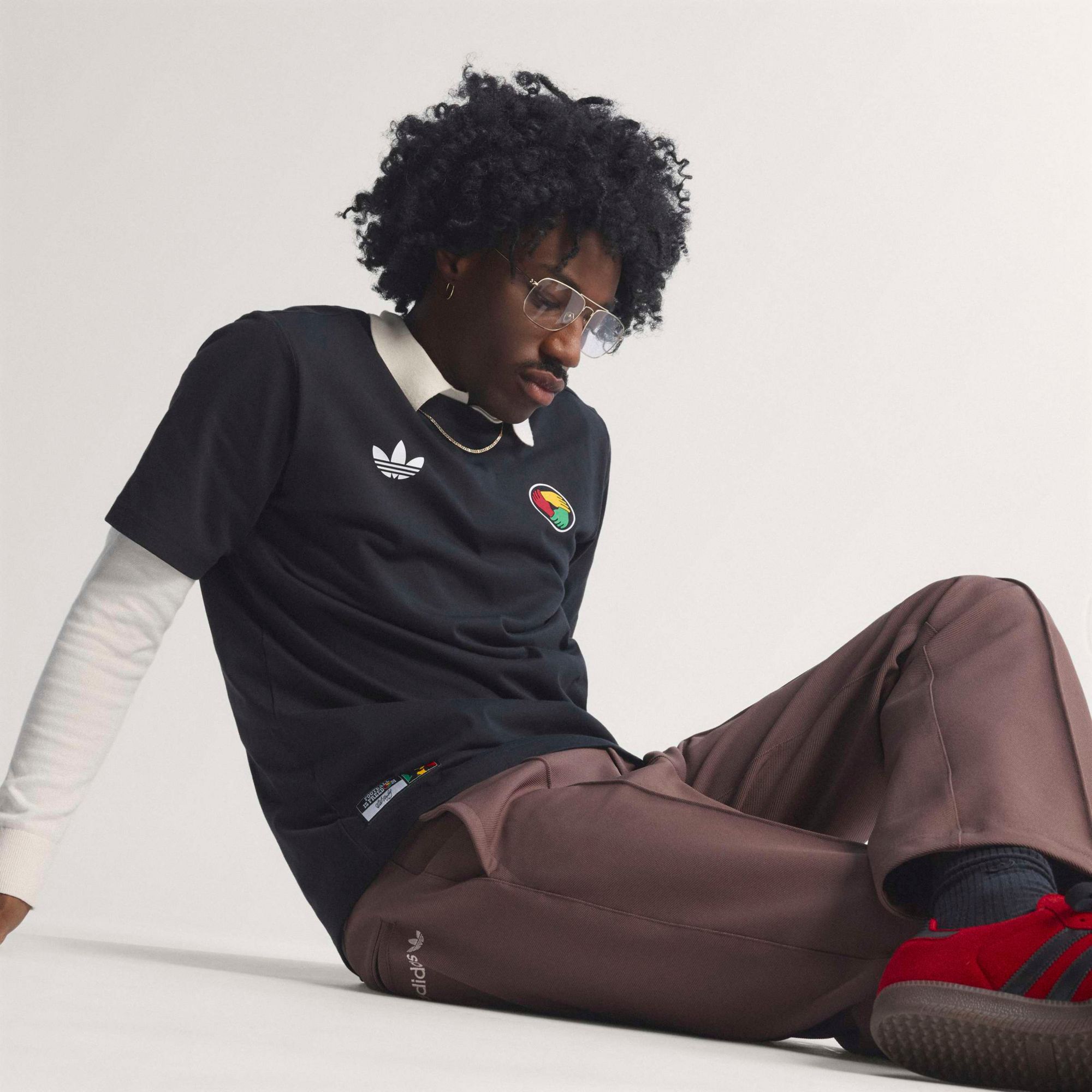 adidas Originals Men's Bob Marley Football Is Freedom Graphic T-Shirt product image