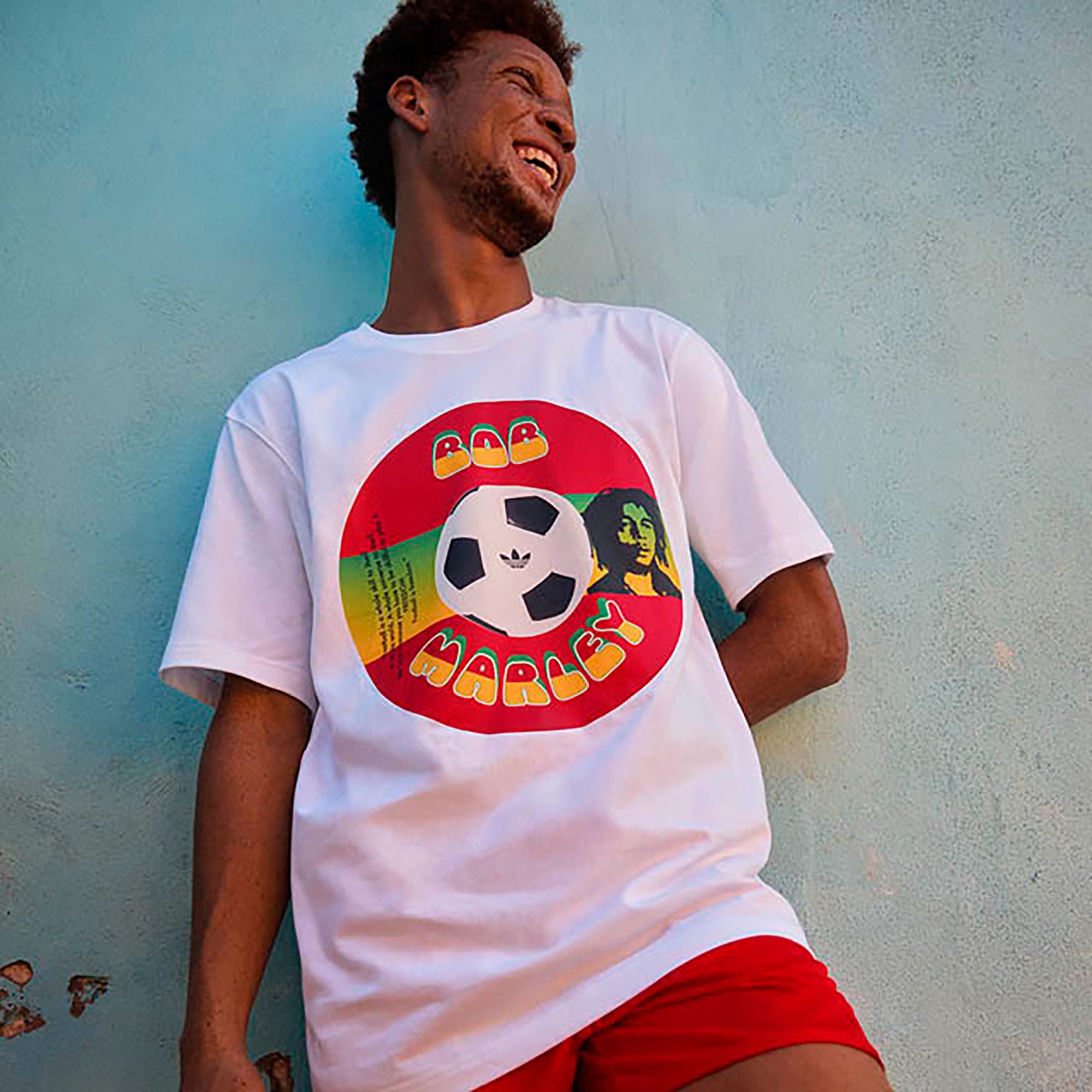 adidas Originals Men's Bob Marley Universe Graphic T-Shirt product image