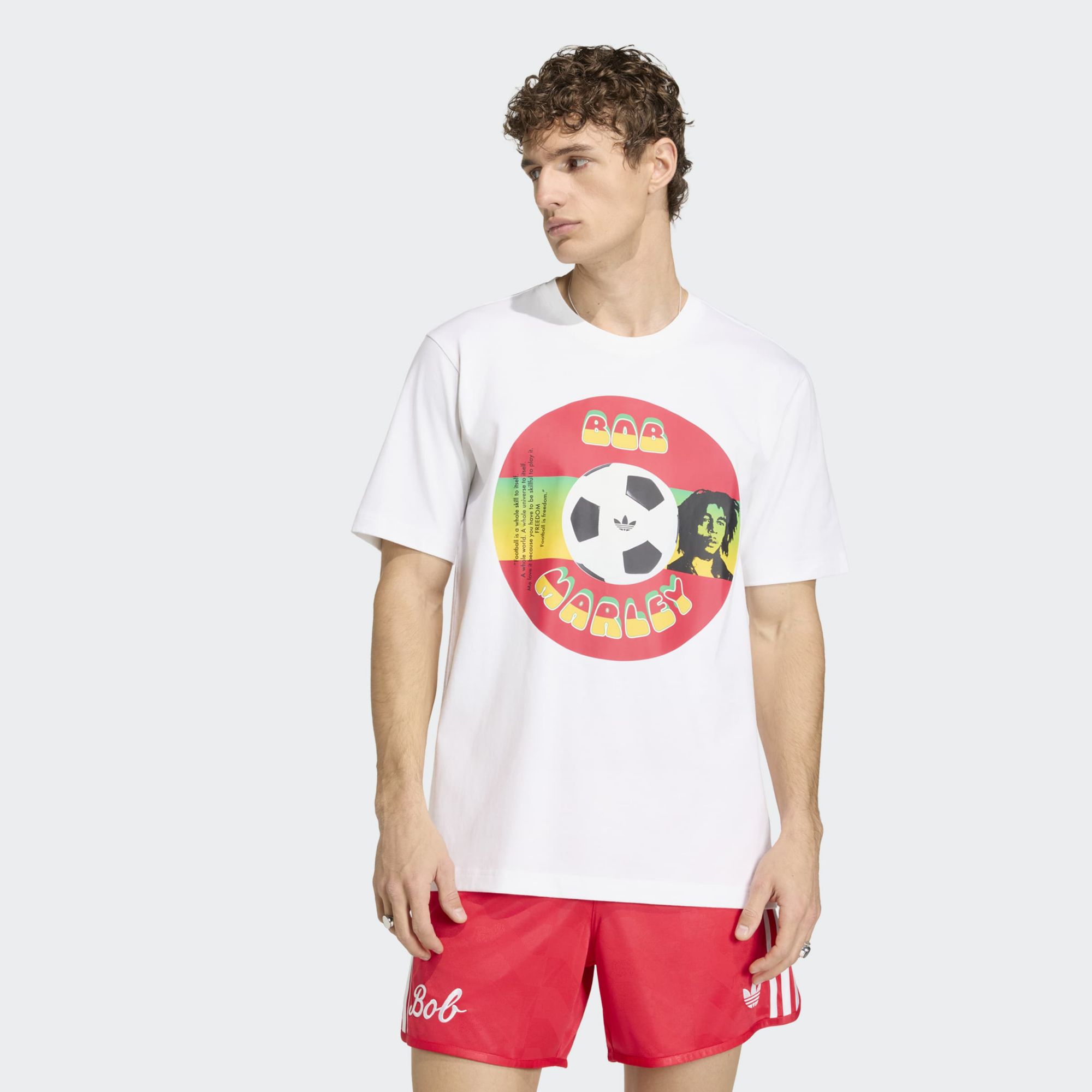 adidas Originals Men's Bob Marley Universe Graphic T-Shirt product image