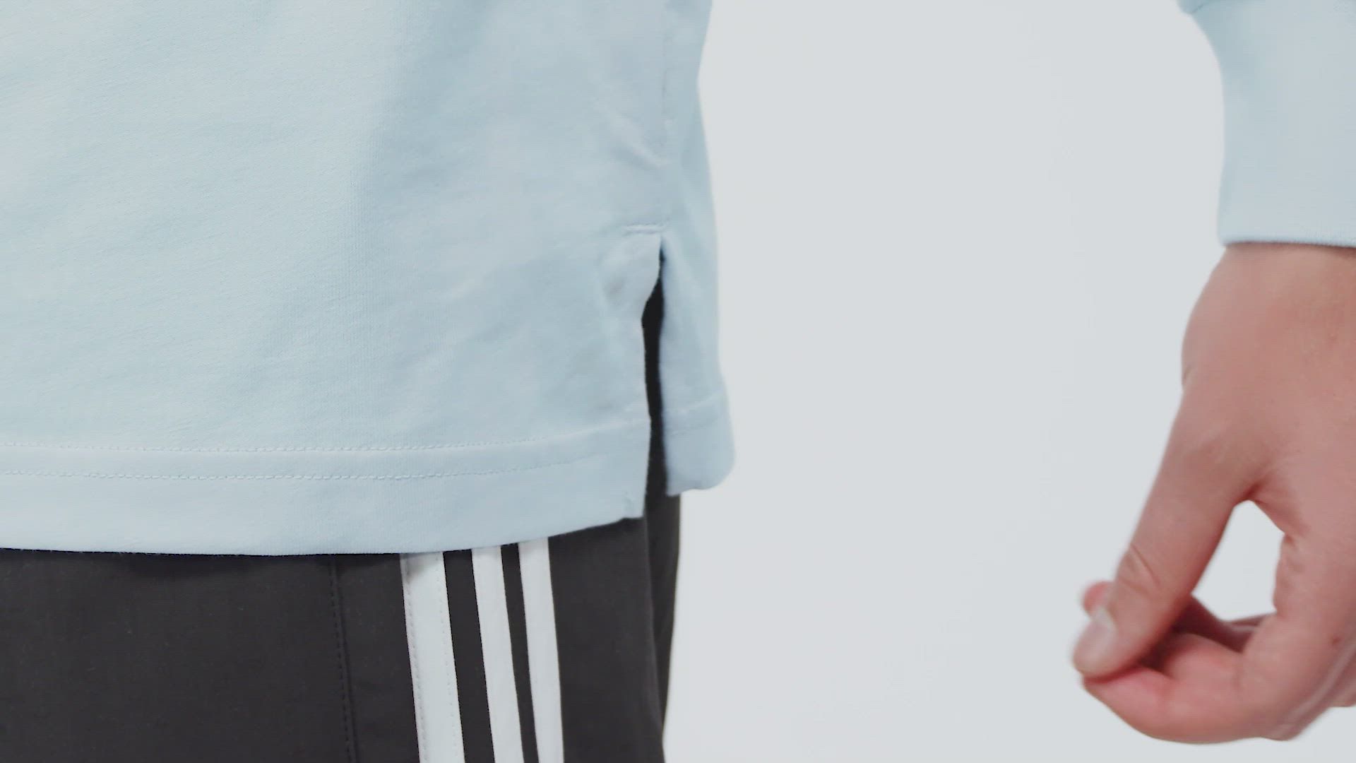 adidas Men's 3-Stripes Long Sleeve Rugby Polo product