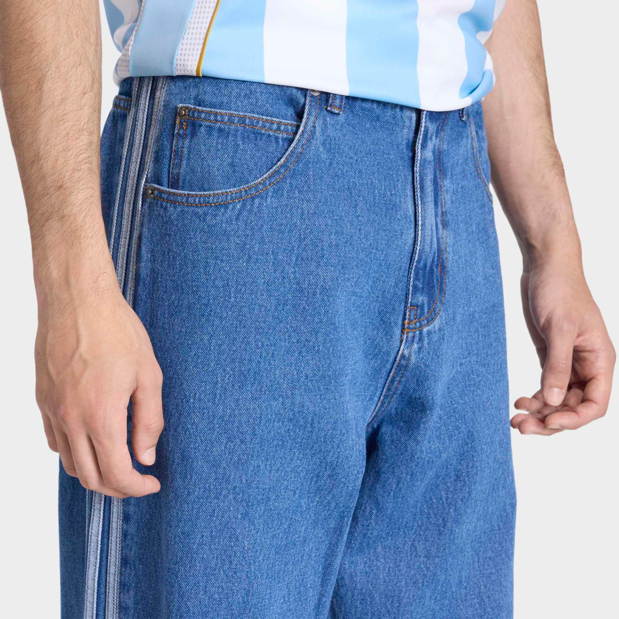 adidas Men's Adicolor Firebird Denim Pants product image