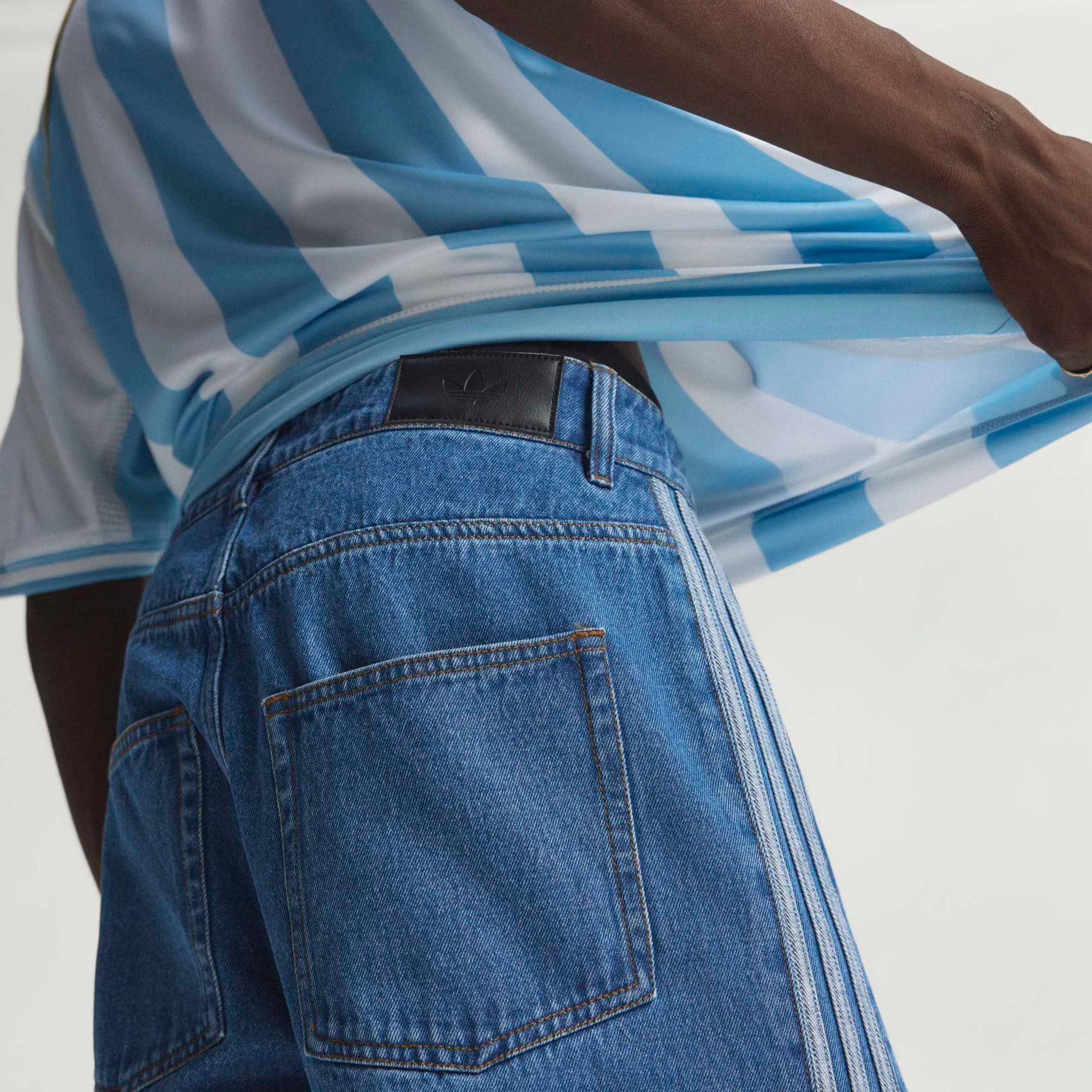 adidas Men's Adicolor Firebird Denim Pants product image