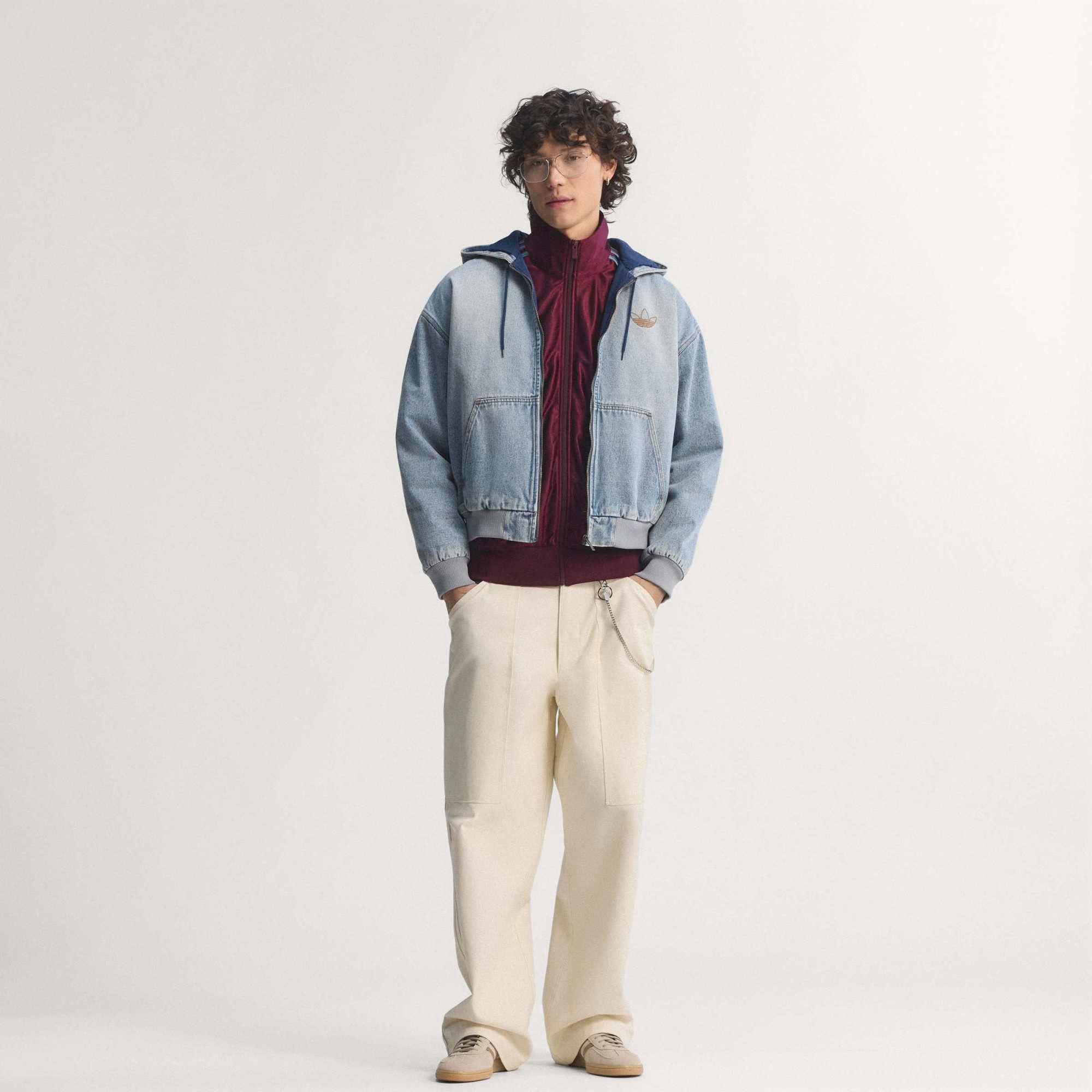 adidas Men's Denim Padded Jacket product image