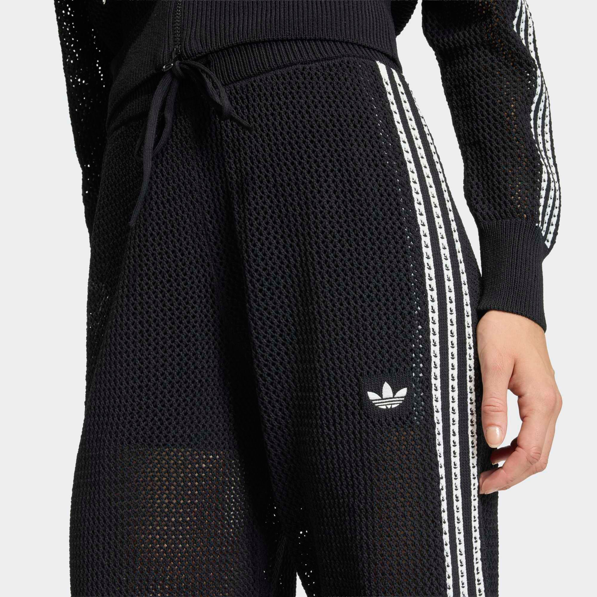 adidas Originals Women's Knitted Crochet Firebird Track Pants product image