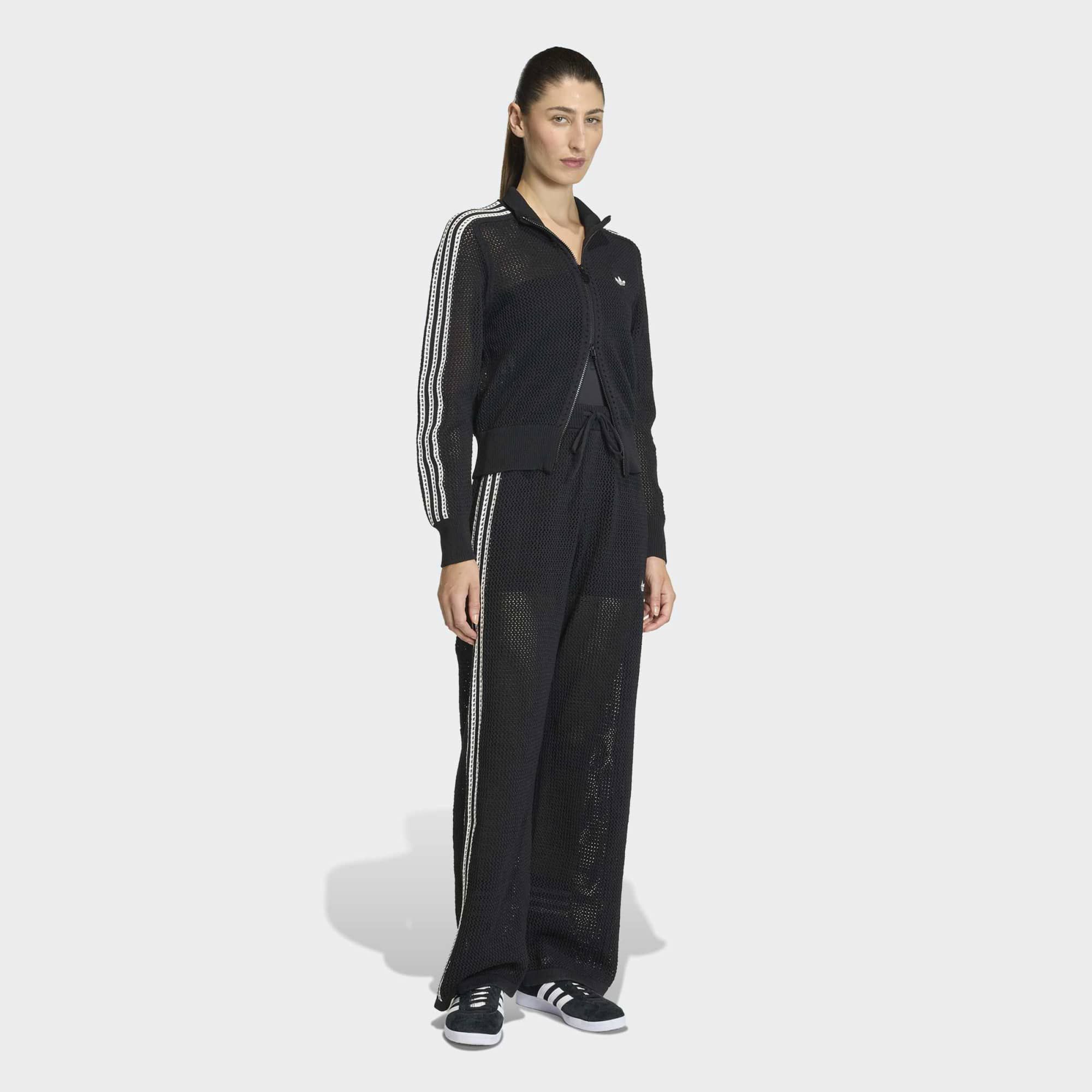 adidas Originals Women's Knitted Crochet Firebird Track Pants product image