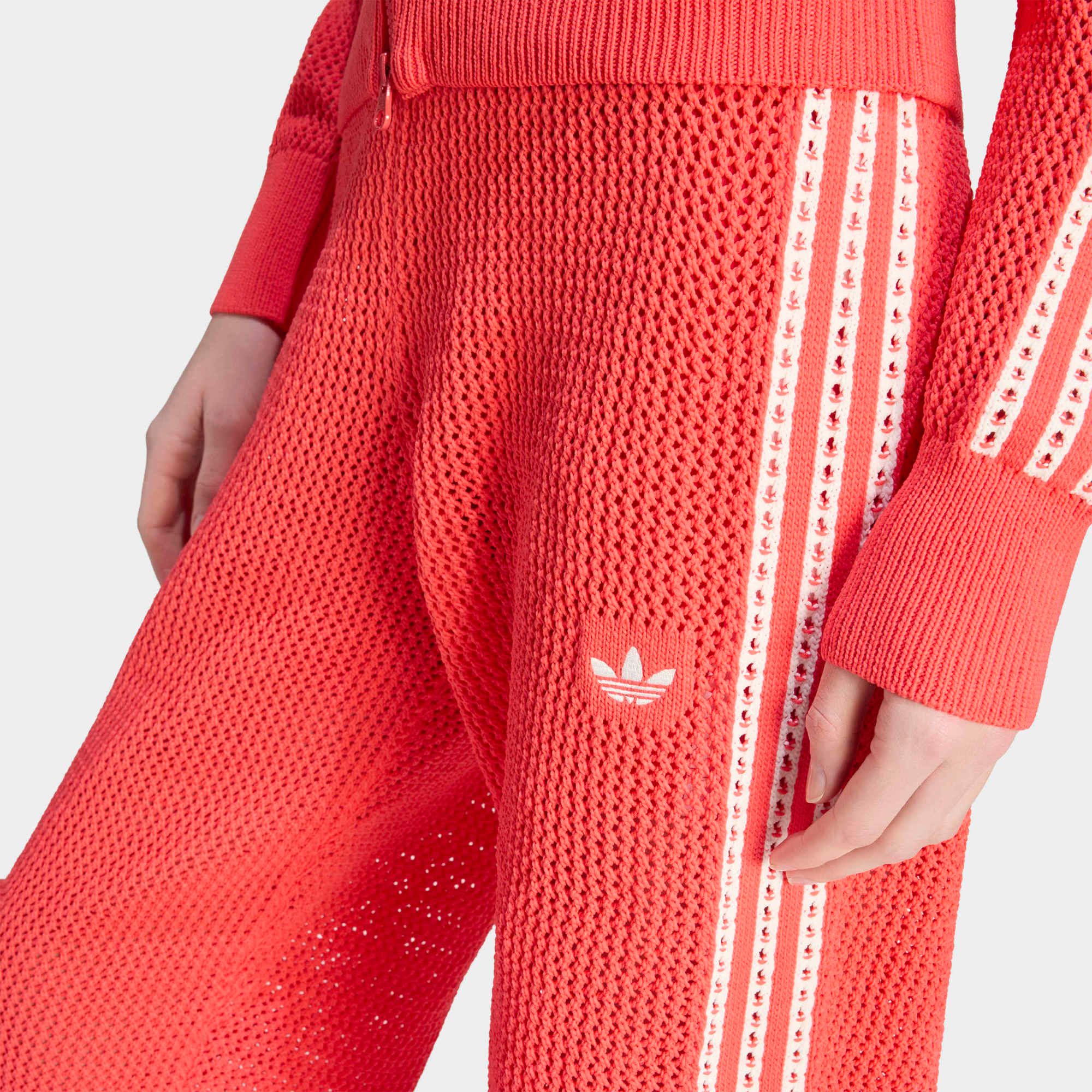 adidas Originals Women's Knitted Crochet Firebird Track Pants product image