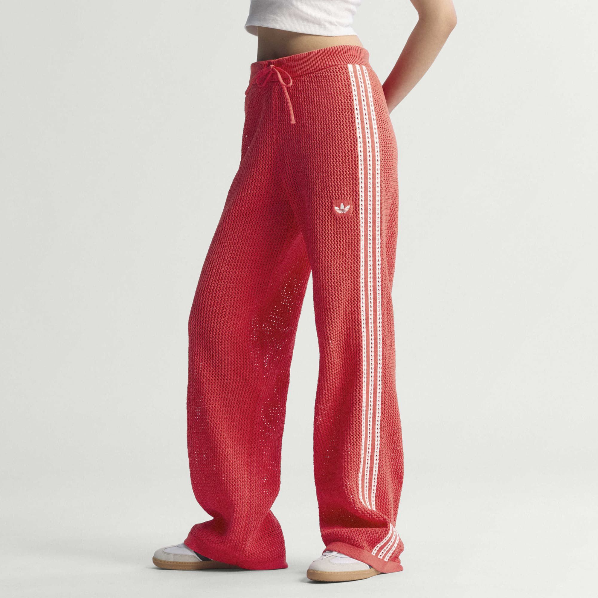 adidas Originals Women's Knitted Crochet Firebird Track Pants product image