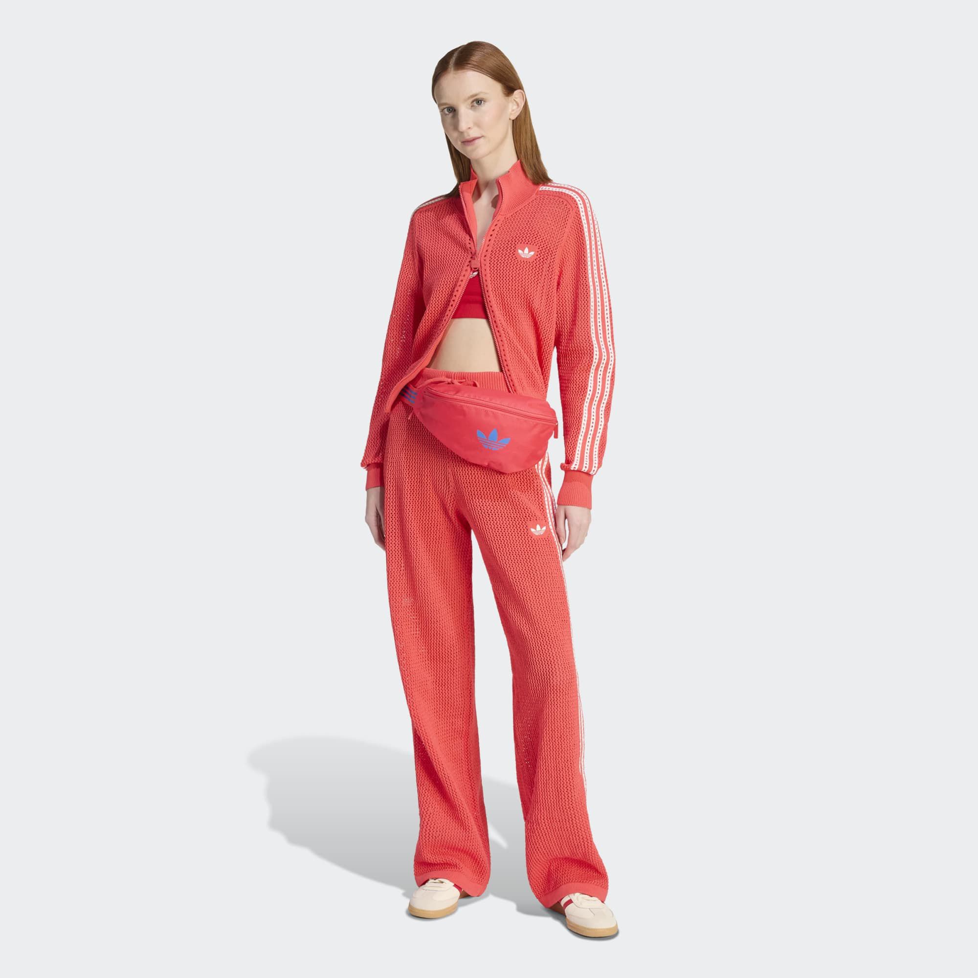 adidas Originals Women's Knitted Crochet Firebird Track Pants product image