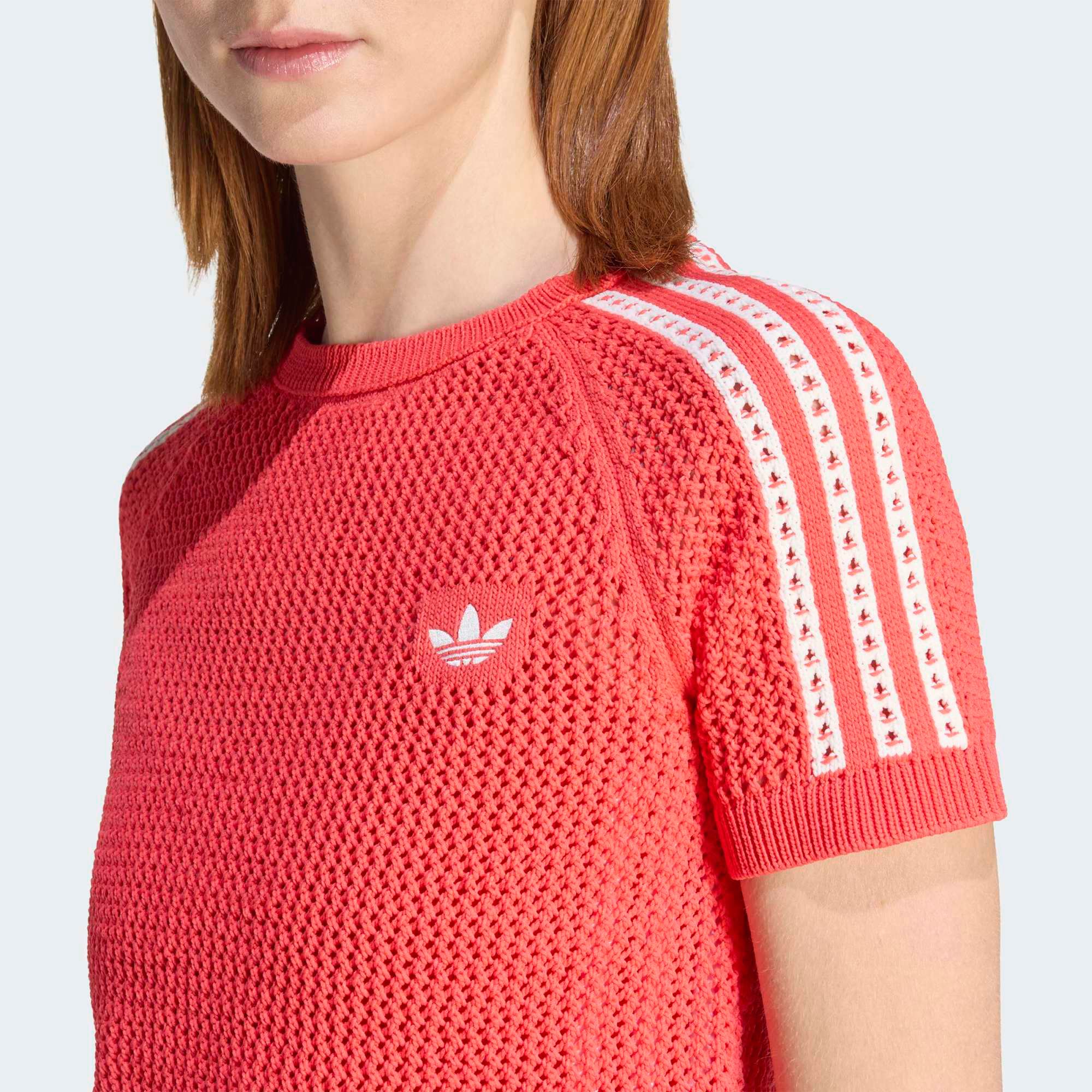 adidas Originals Women's Knitted Crochet Cali Tee product image
