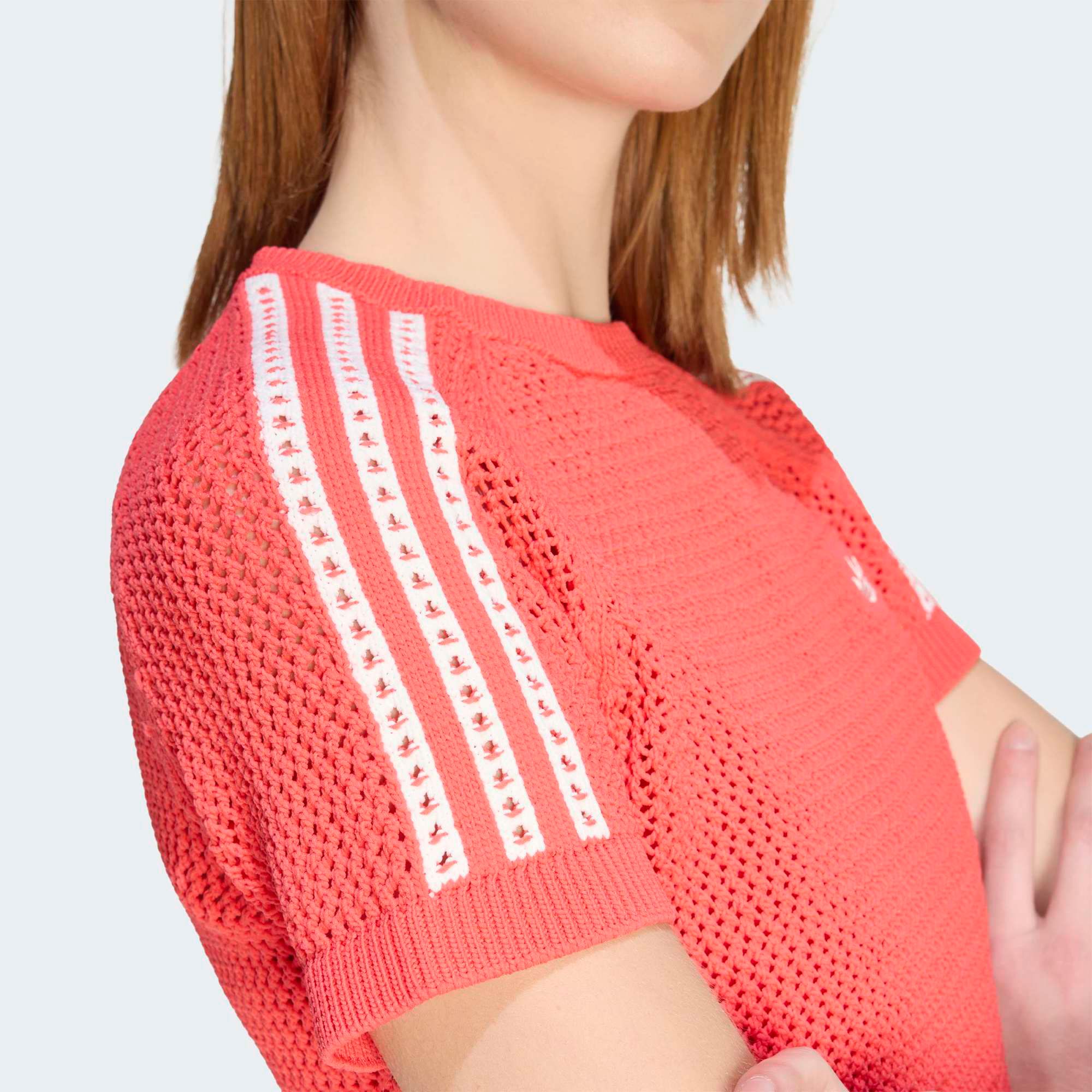 adidas Originals Women's Knitted Crochet Cali Tee product image