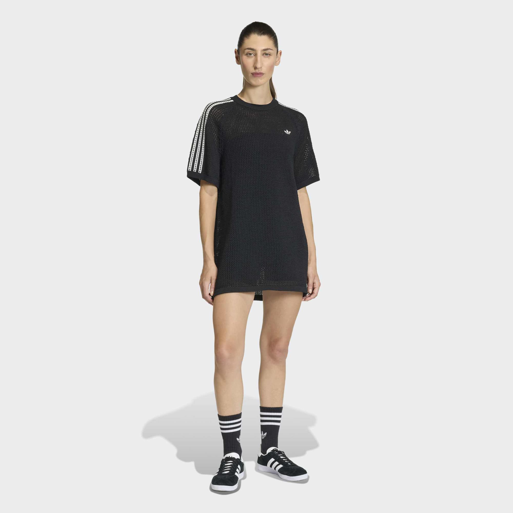 adidas Originals Women's Knitted Crochet Dress product image
