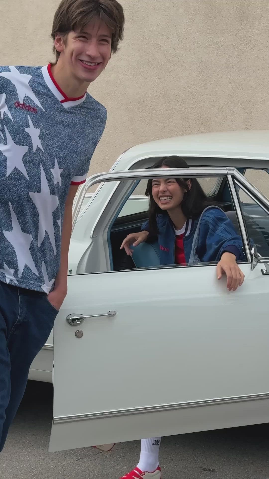 adidas Originals Women's Denim Graphic Varsity Shorts product