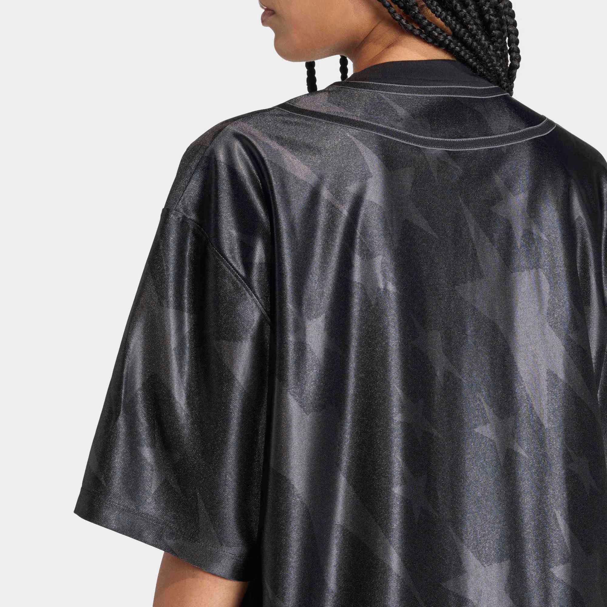 adidas Originals Women's Denim Graphic Baseball Shirt product image