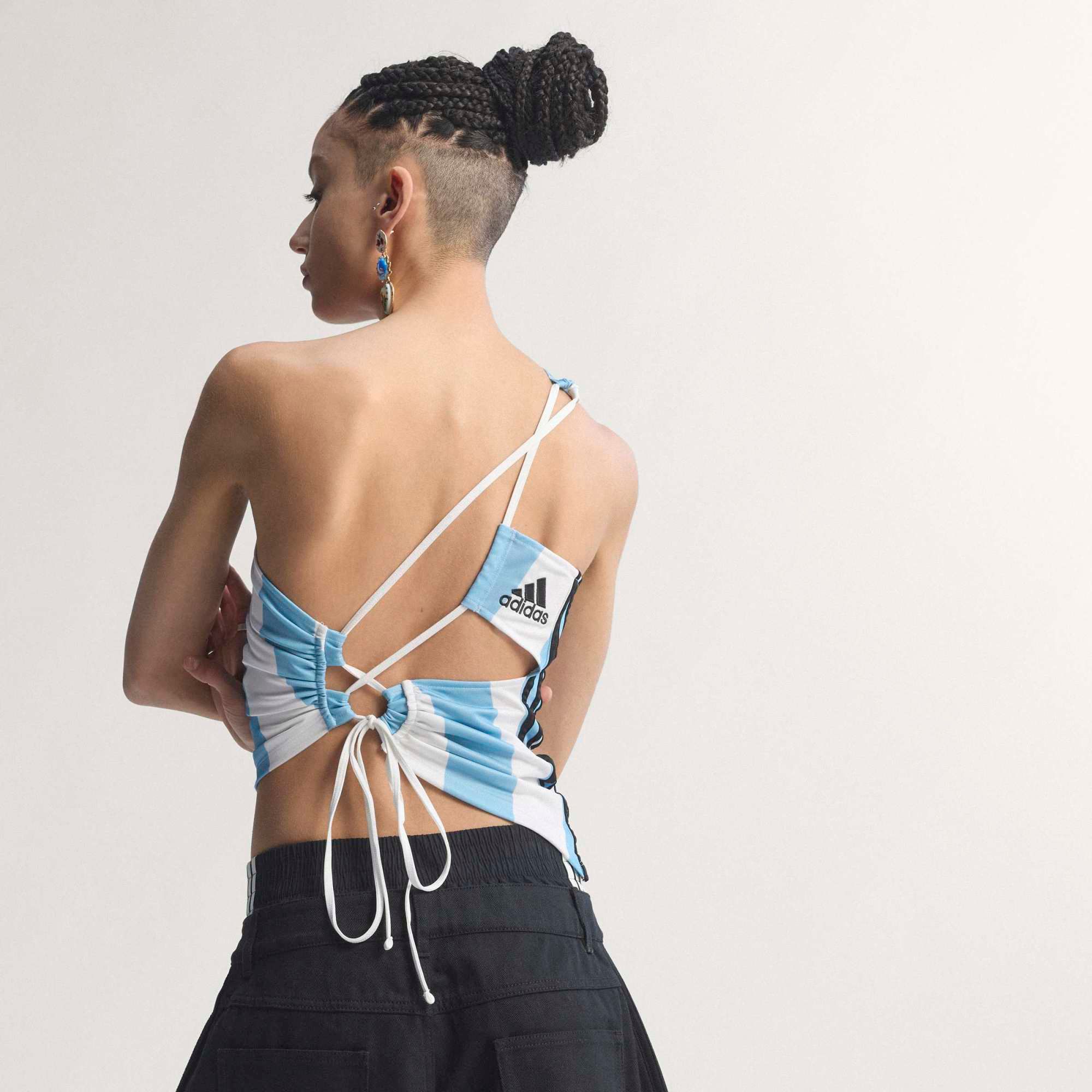 adidas Originals Women's Argentina One-Shoulder Reconstructed Bringback Jersey product image