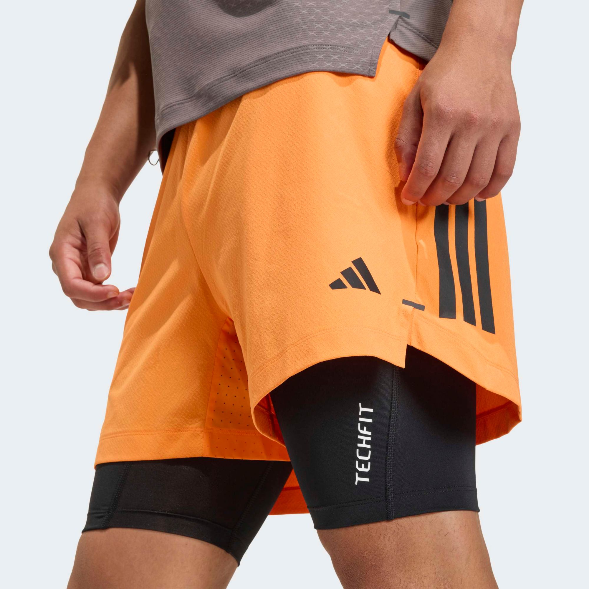 adidas Men's Designed for Training PrimeLift 3-Stripes 7'' Shorts product image