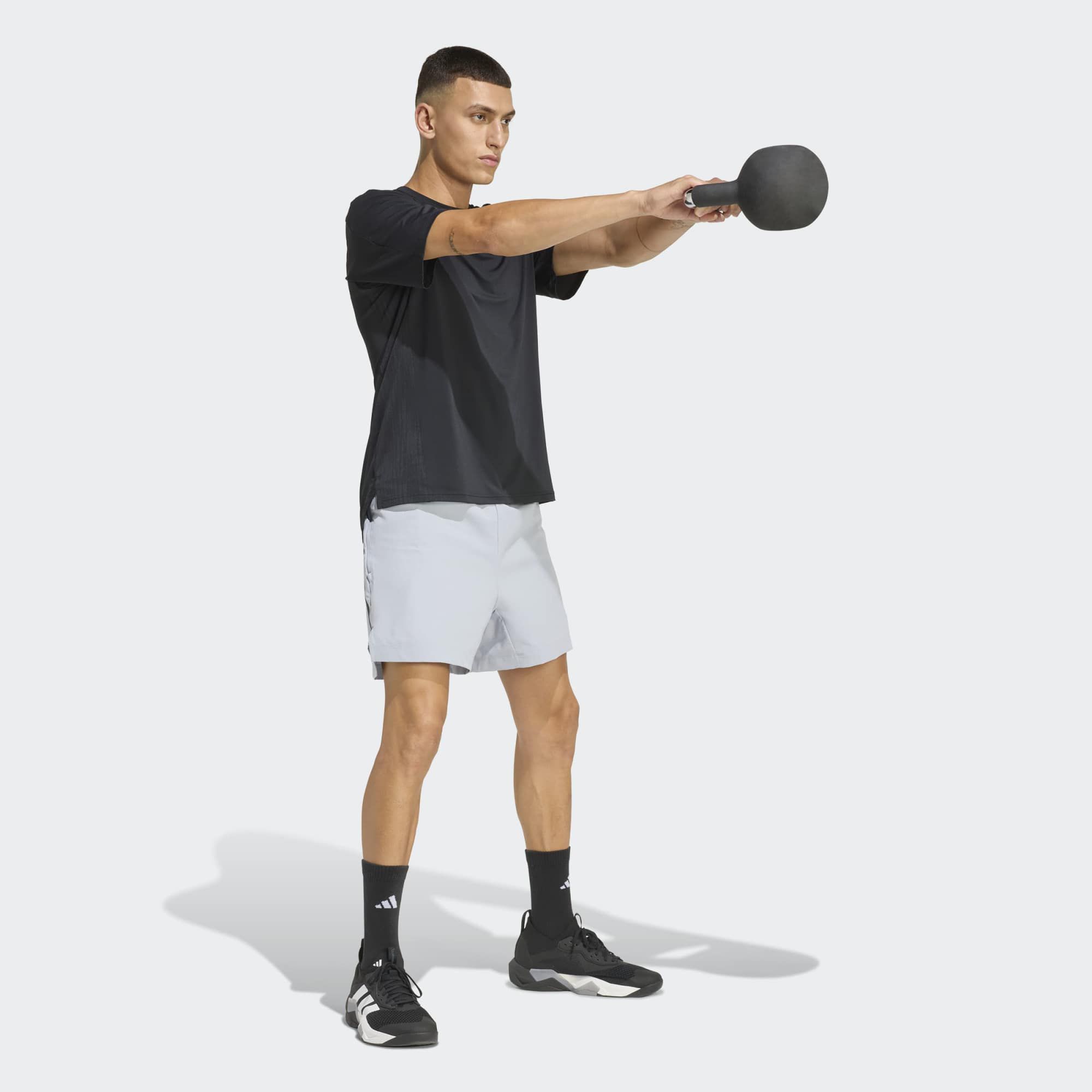 adidas Men's Designed for Training PrimeLift 3-Stripes 5'' Shorts product image