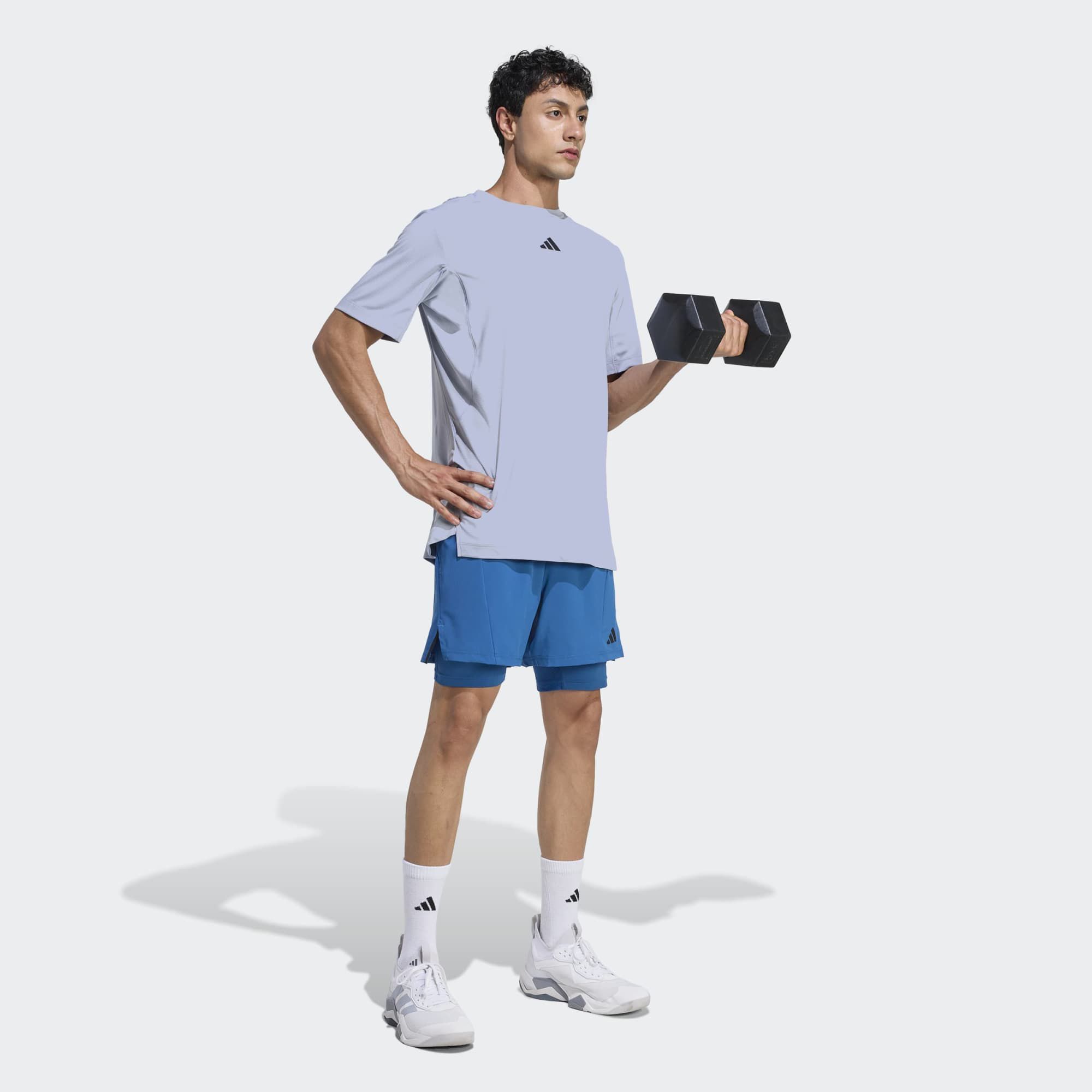 adidas Men's Designed for Training PrimeLift 3-Stripes T-Shirt product image