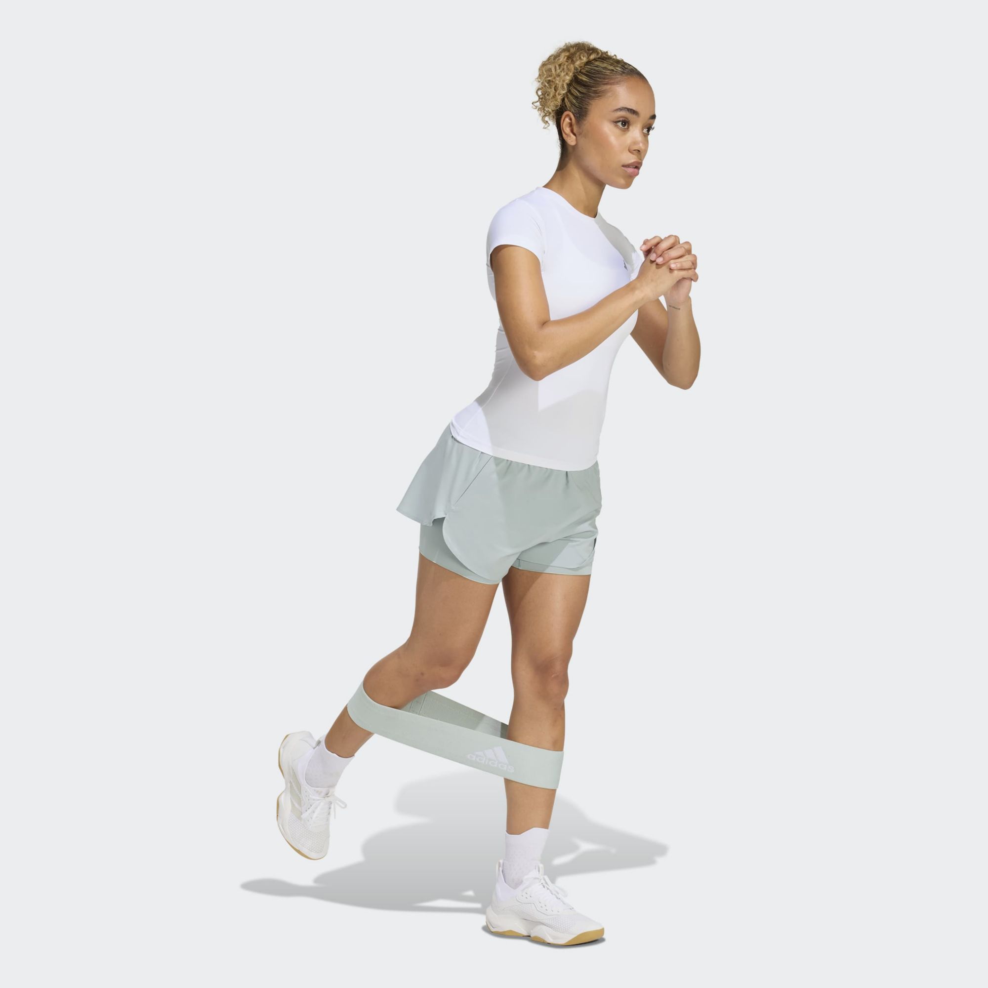 adidas Women's D4T Workout Go To 2-In-1 Shorts product image