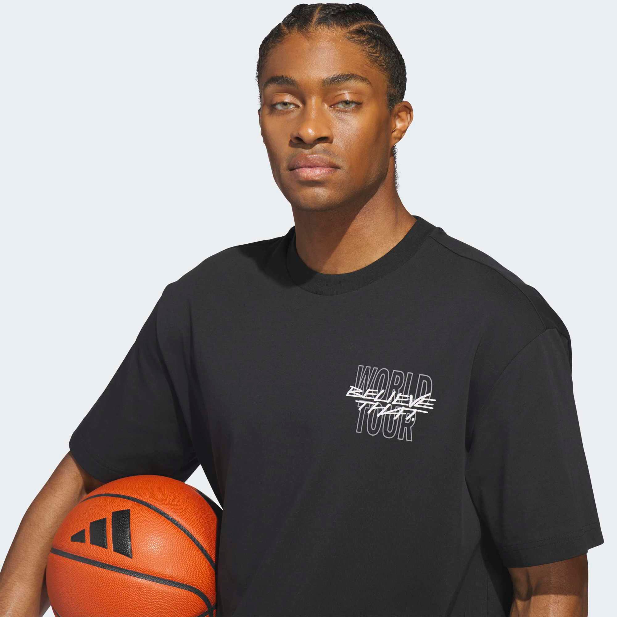 adidas Men's Anthony Edwards ATL2WRLD Graphic T-Shirt product image