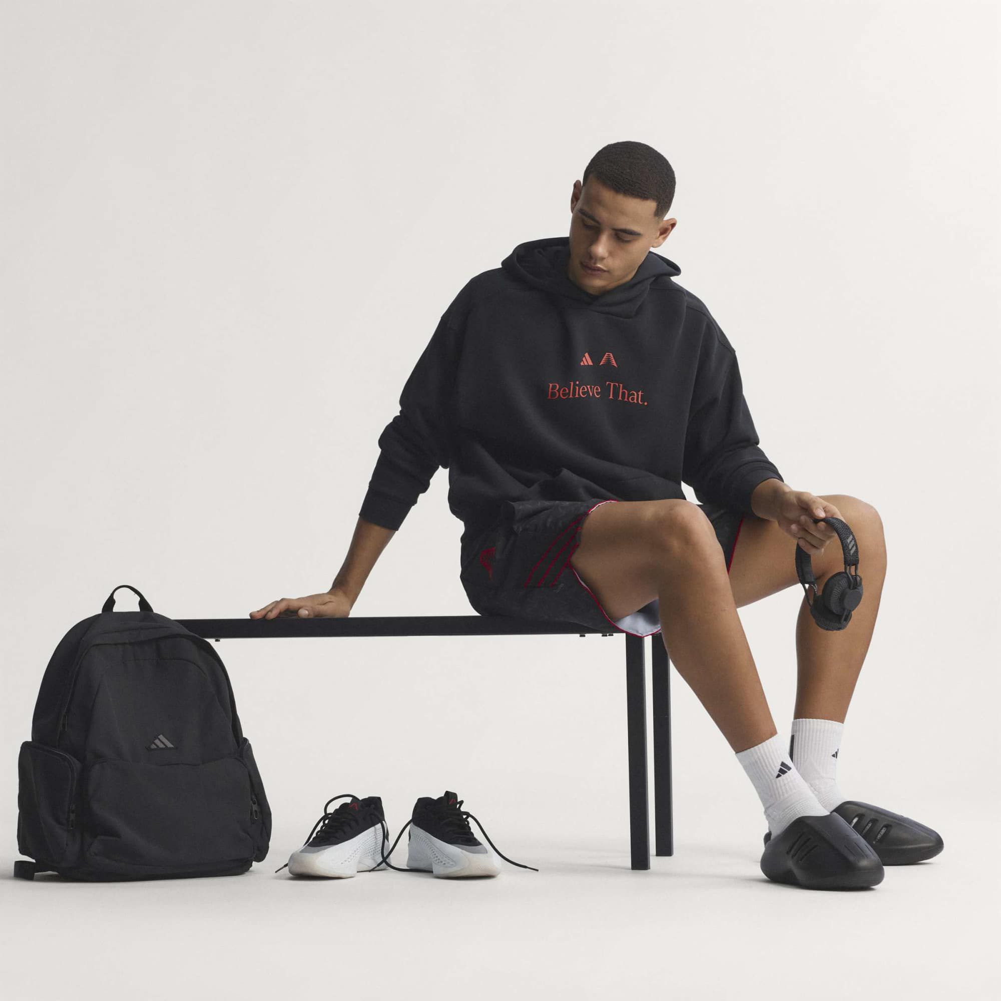 adidas Men's Anthony Edwards Crazy Lite Allover Print Shorts product image