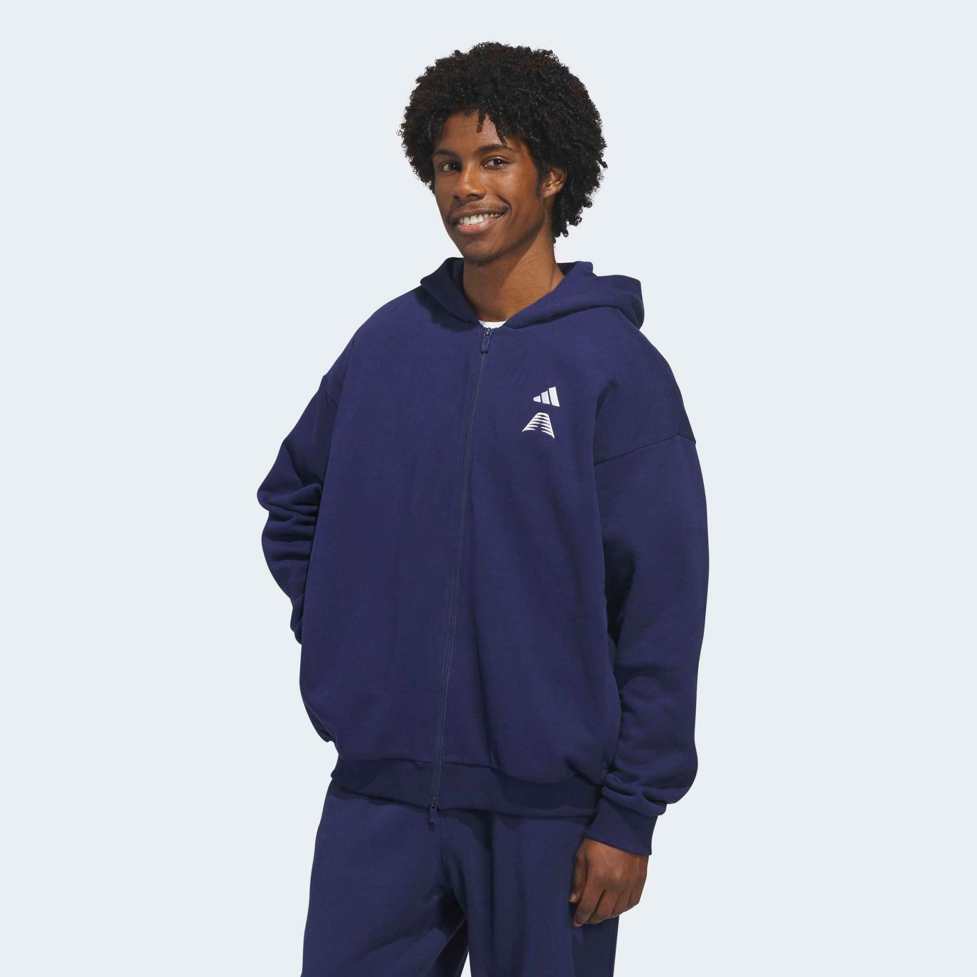 adidas Men's Anthony Edwards Foundation Full-Zip Hoodie product image