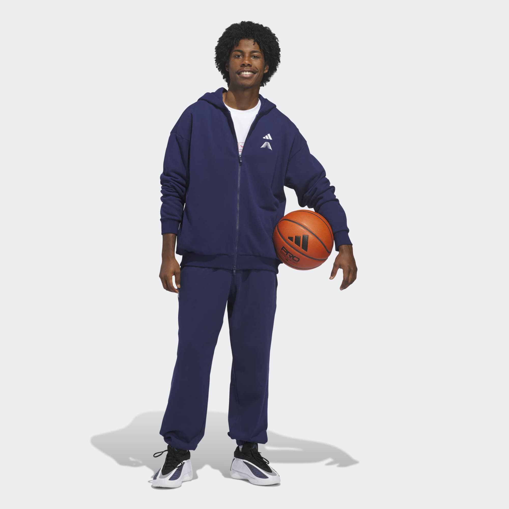 adidas Men's Anthony Edwards Foundation Full-Zip Hoodie product image