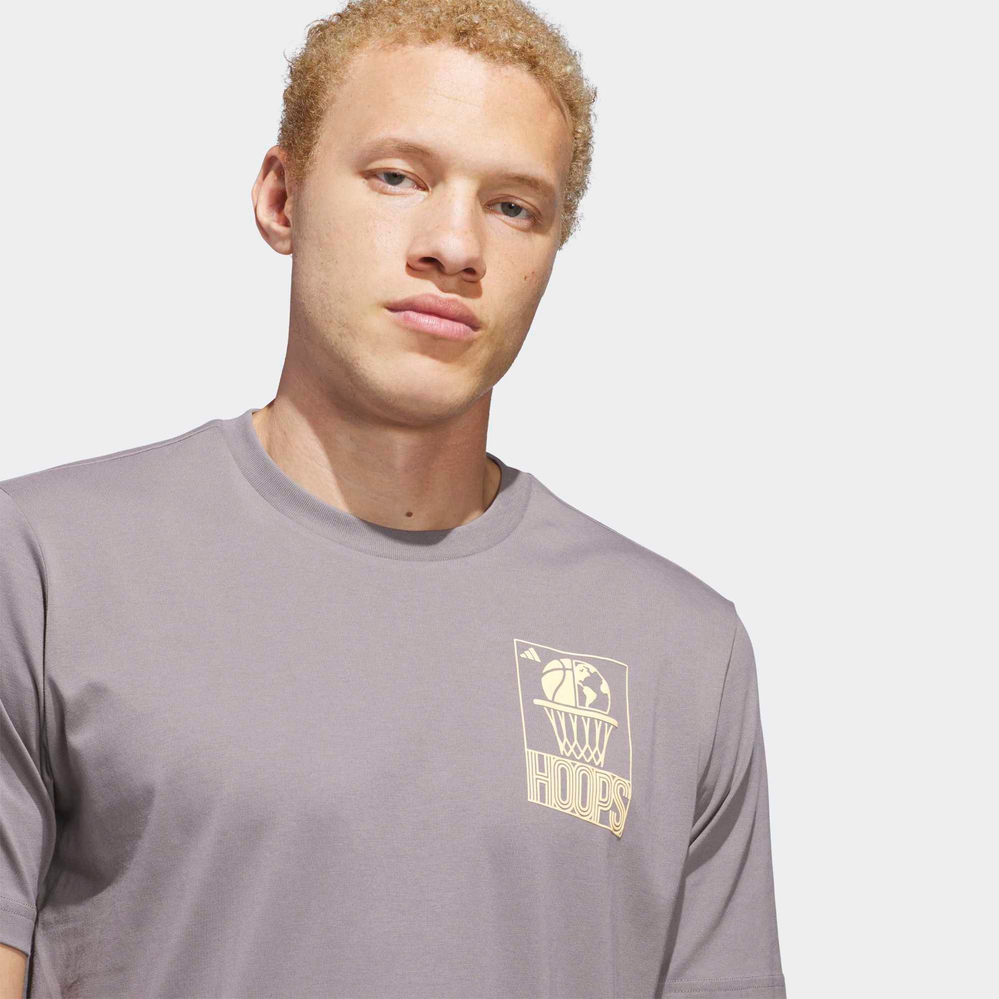 adidas Men's World Wide Hoops Graphic T-Shirt product image