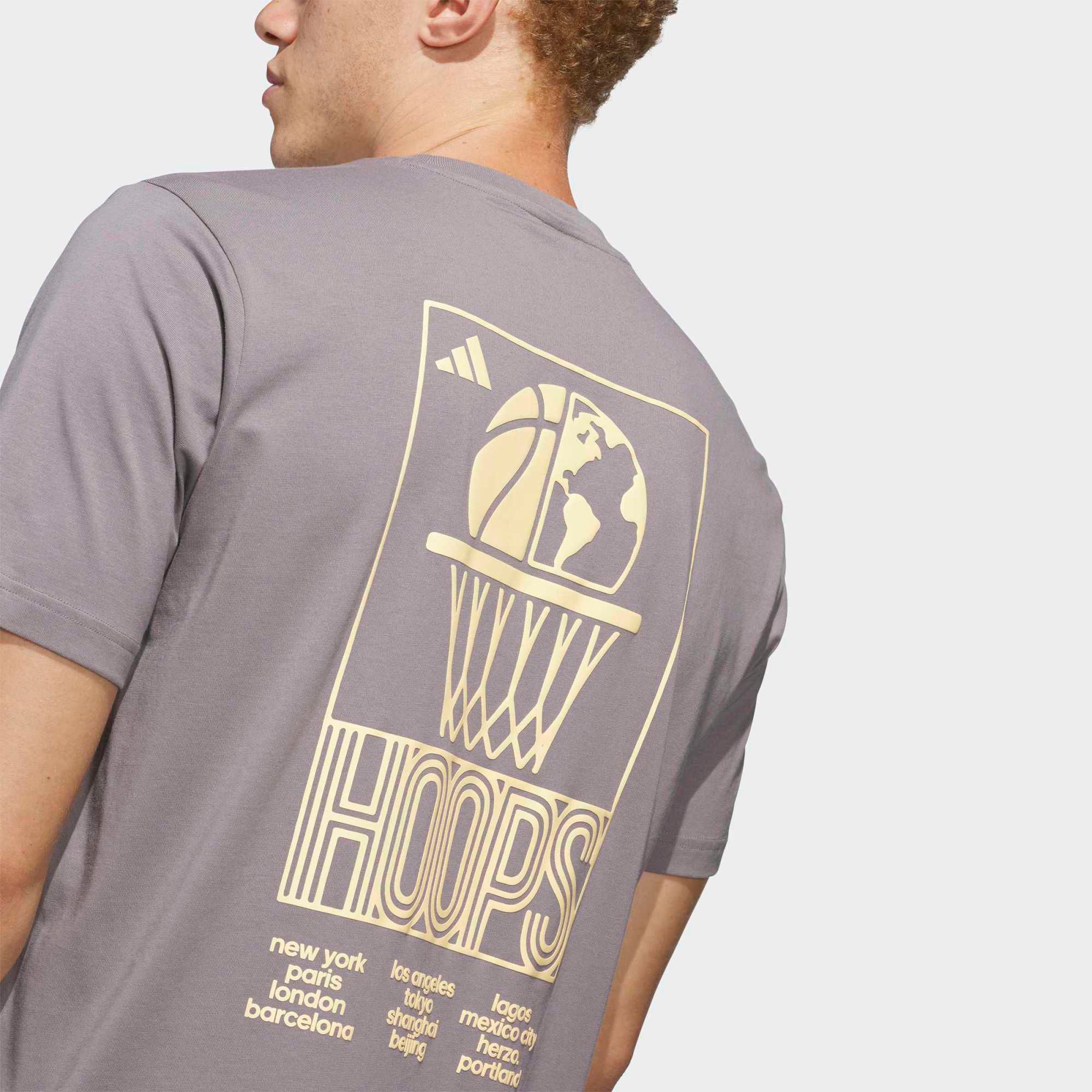 adidas Men's World Wide Hoops Graphic T-Shirt product image
