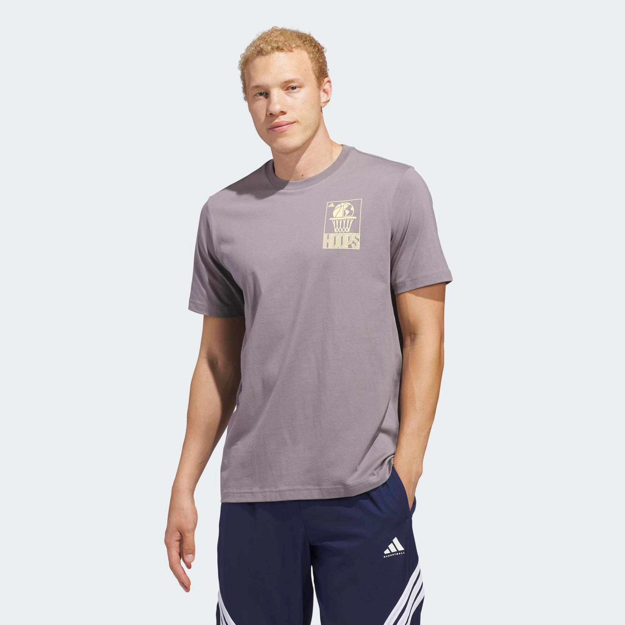 adidas Men's World Wide Hoops Graphic T-Shirt product image