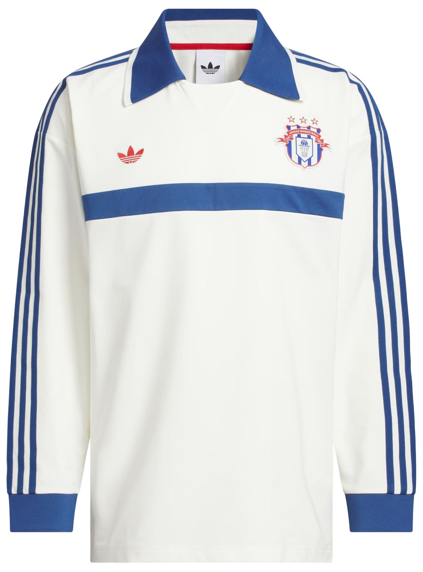 adidas Originals Men's Courtside Long Sleeve Rugby Polo product image