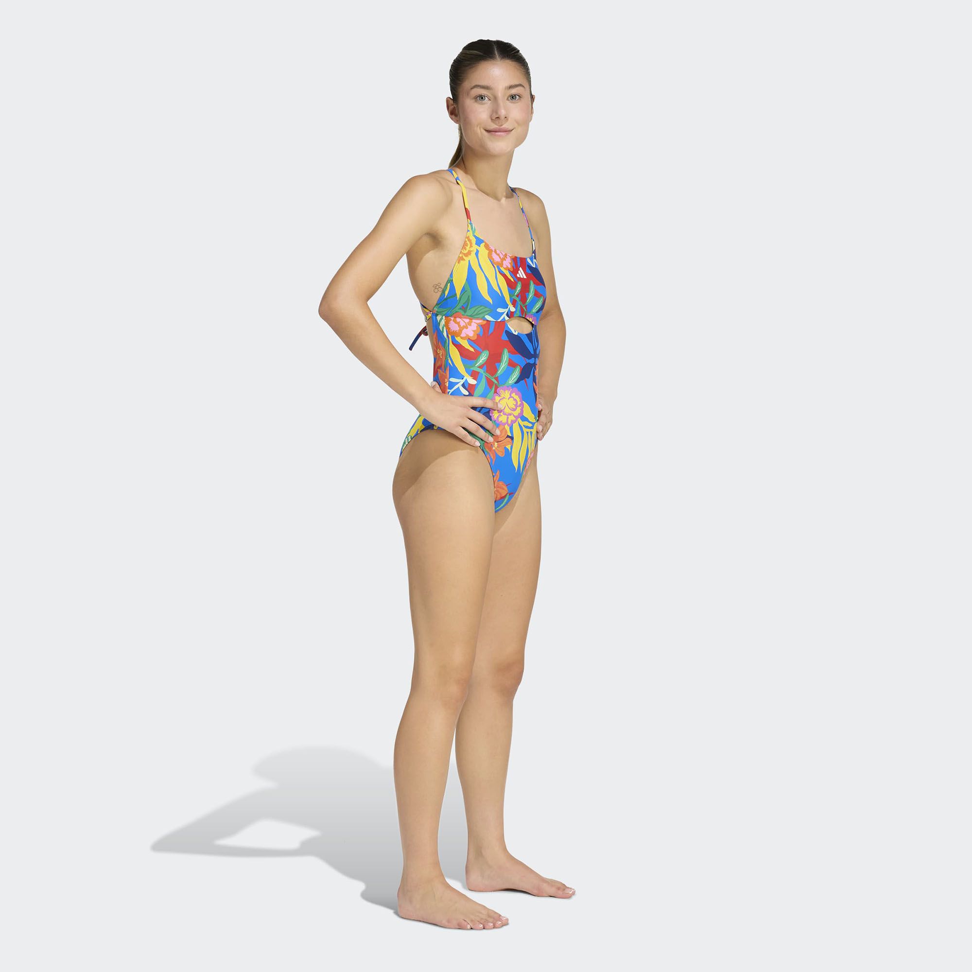 adidas Women's Mexicana Florals Tie-Back Swimsuit product image