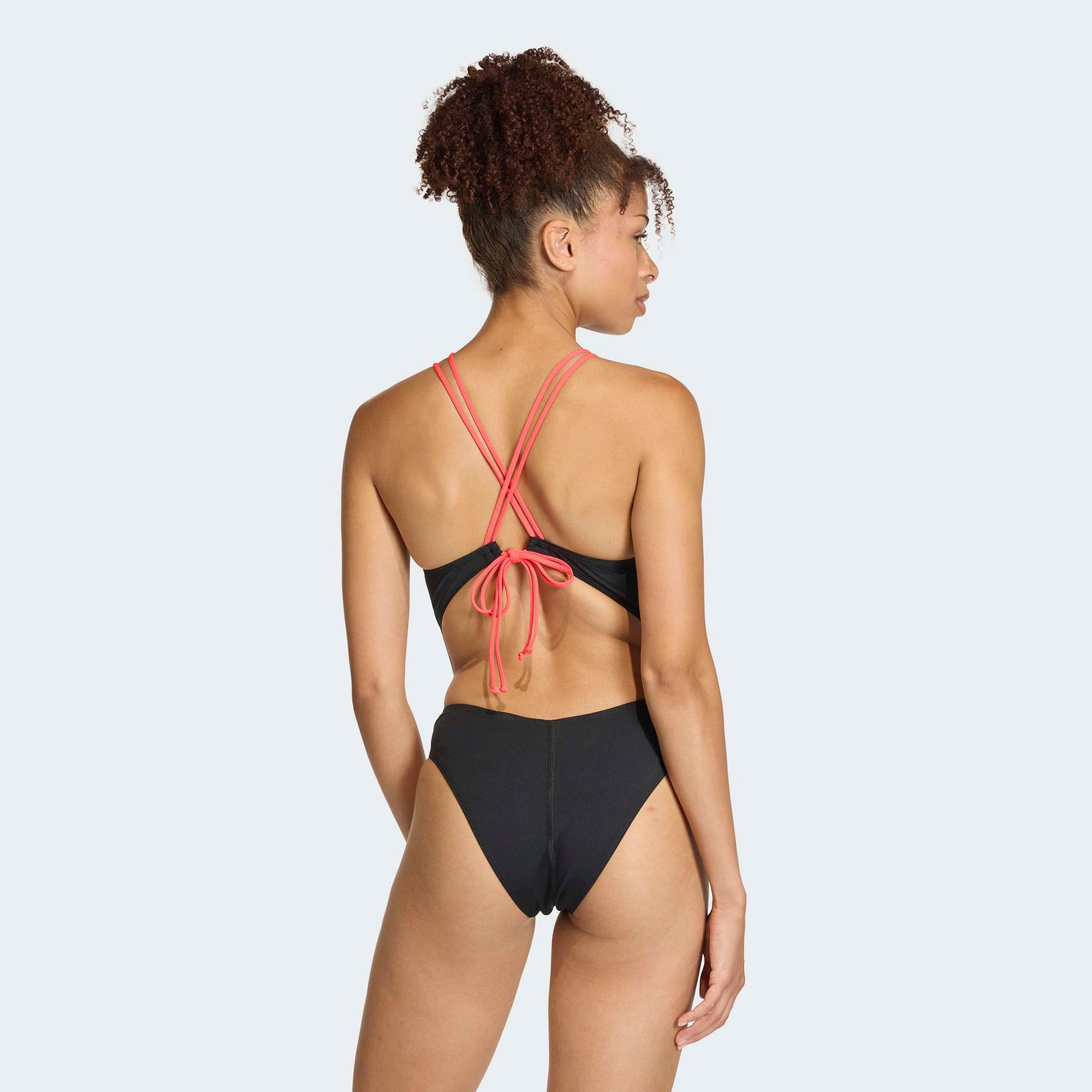 adidas Women's Ripstream 3-Stripes Tie Back Swimsuit product image