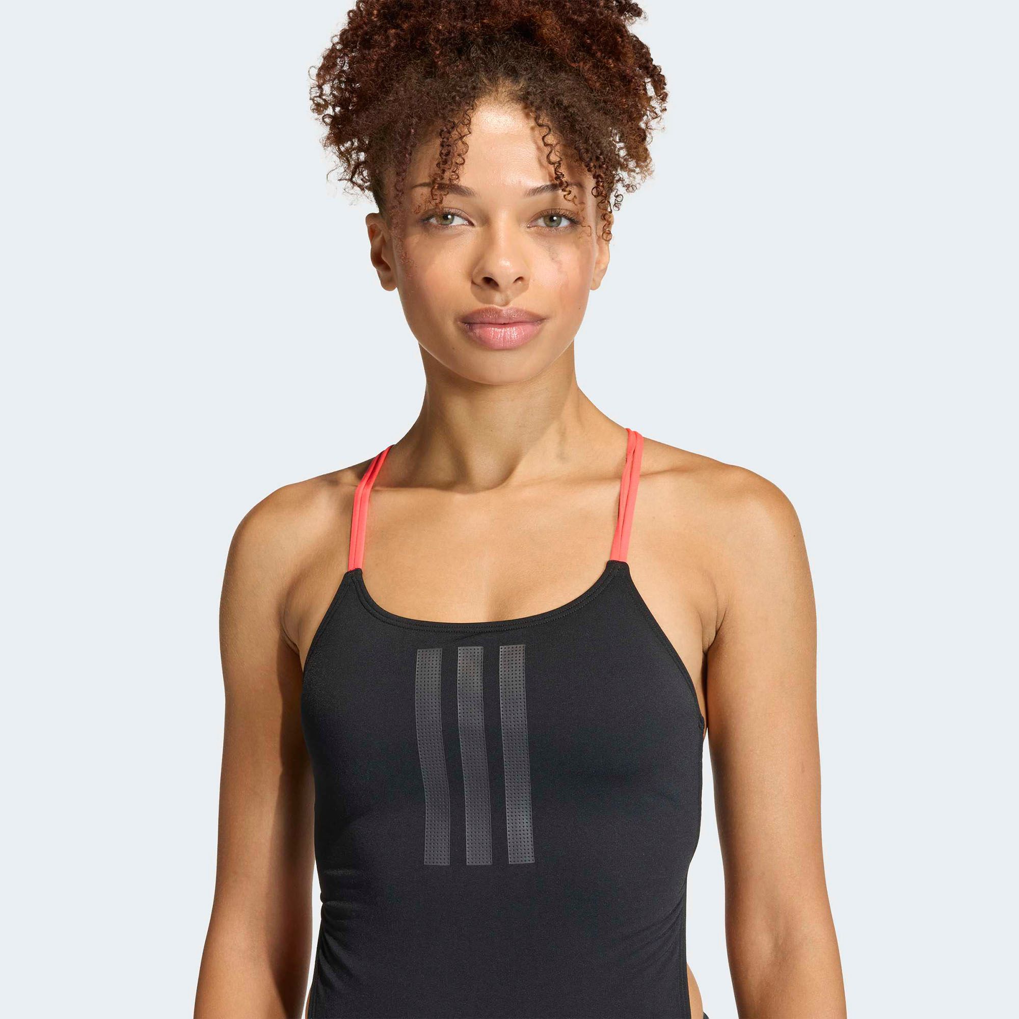 adidas Women's Ripstream 3-Stripes Tie Back Swimsuit product image