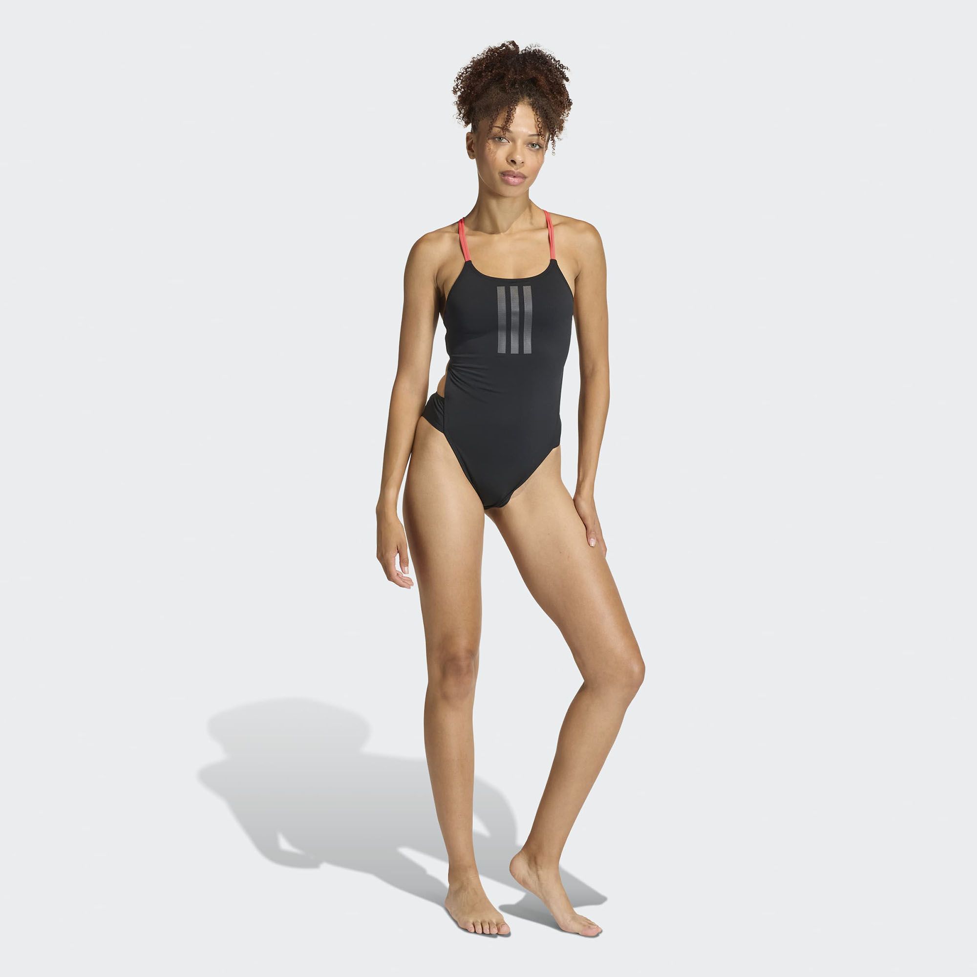 adidas Women's Ripstream 3-Stripes Tie Back Swimsuit product image