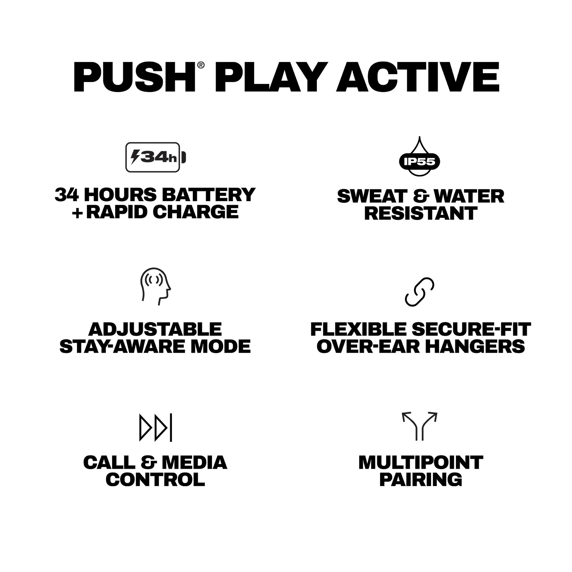 Skullcandy Push Play Active True Wireless Earbuds product image