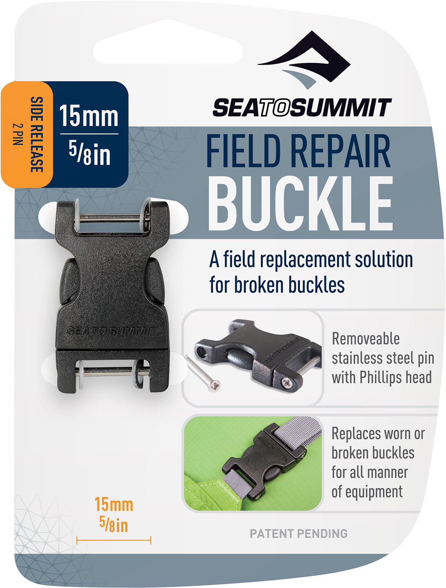 Sea to Summit 5/8 in. Side Release 2 Pin Replacement Buckle product image