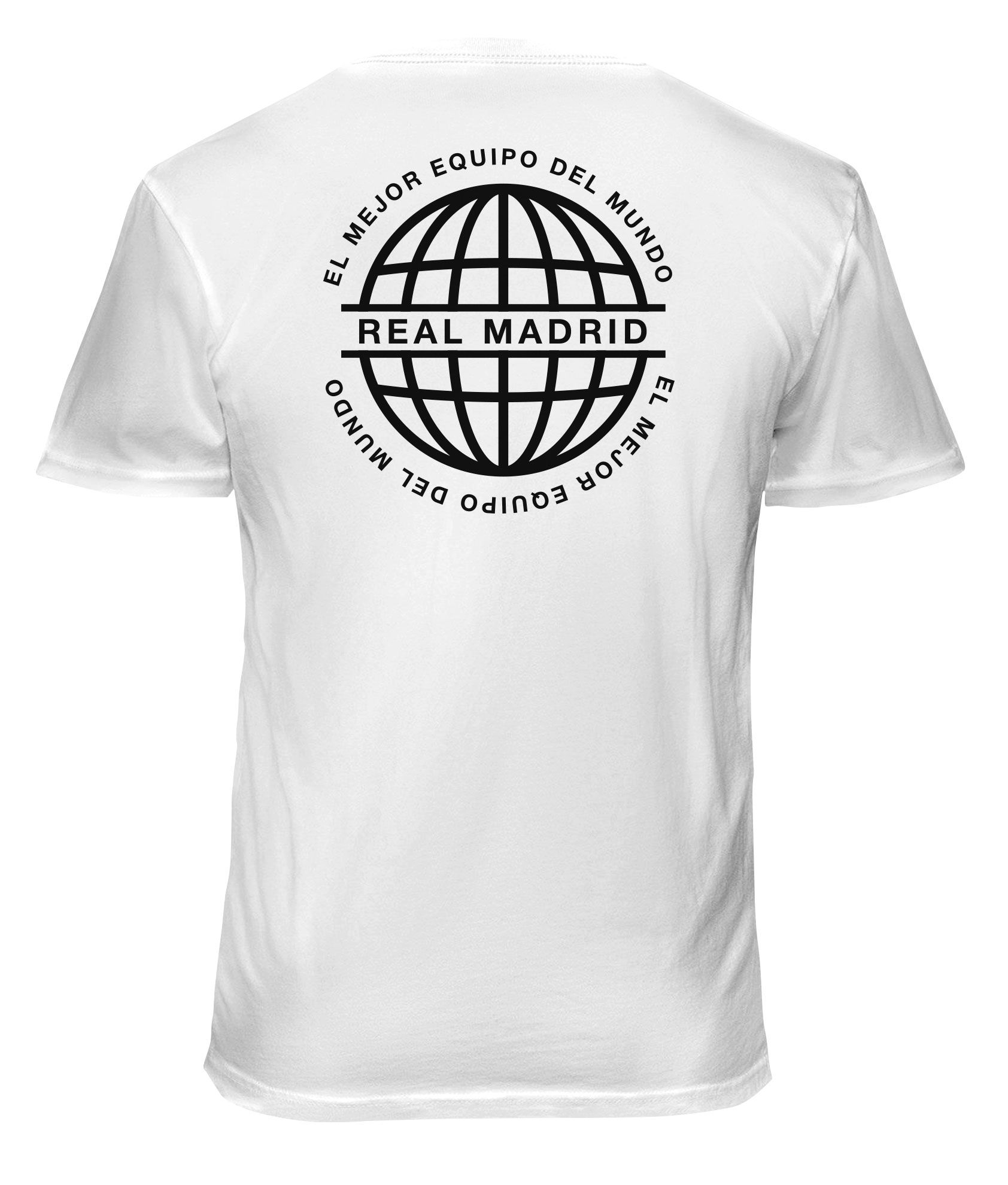 1863 FC Adult Real Madrid White Slogan 2 Hit T-Shirt product image