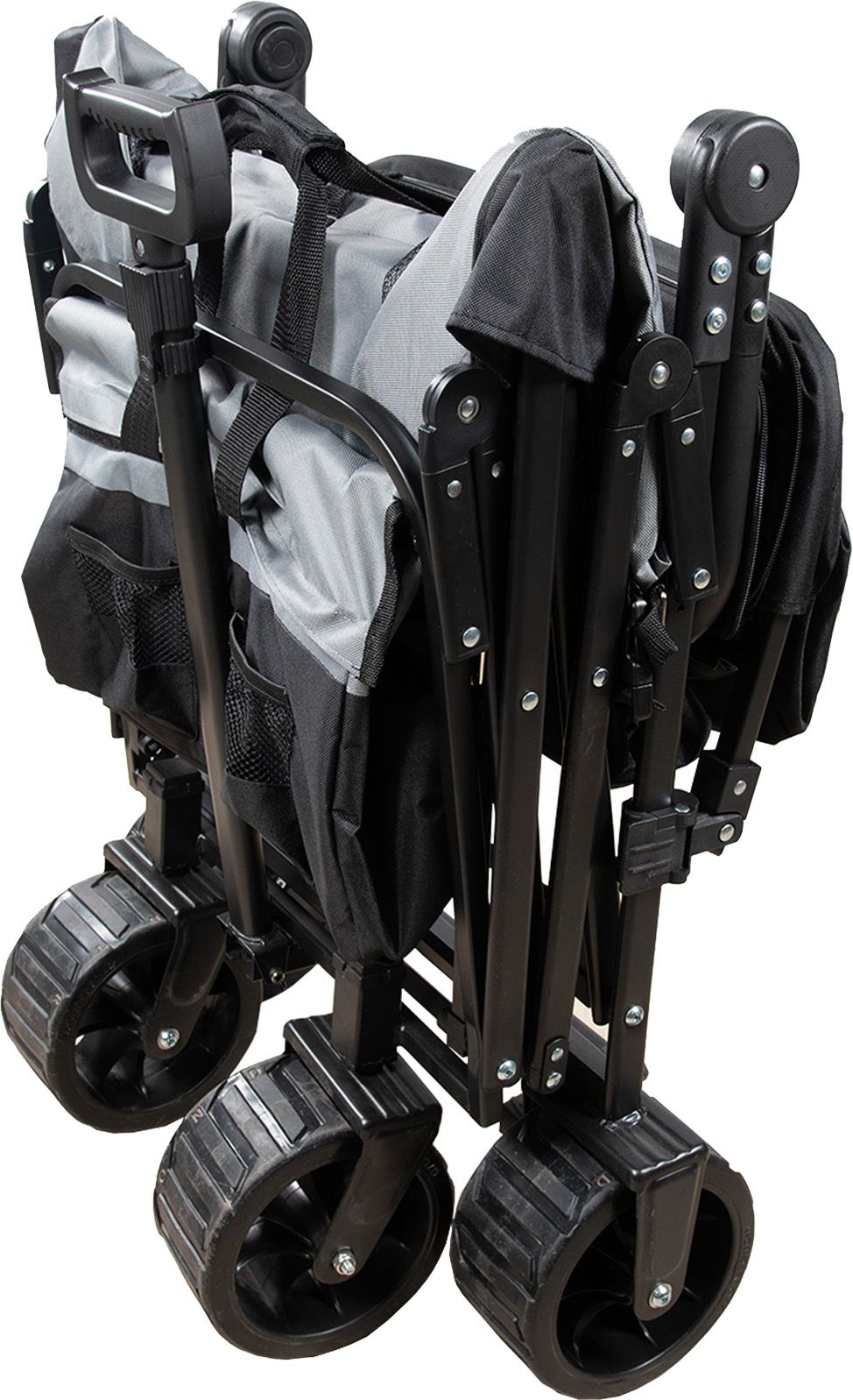 WonderFold S3 Push and Pull Outdoor Folding Wagon with Canopy product image